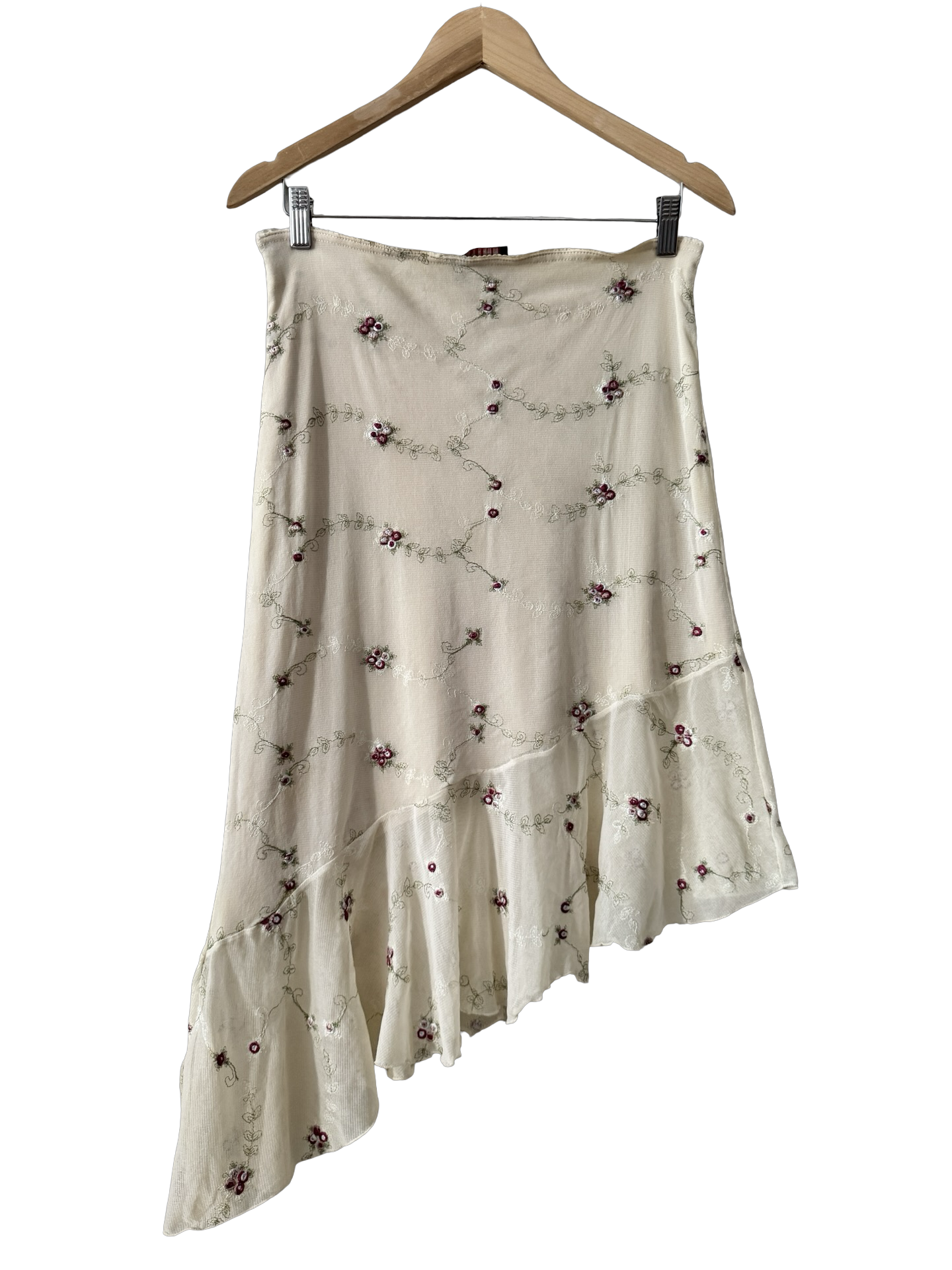Vintage Y2K Paris Dainty Cottage Midi Skirt (M)