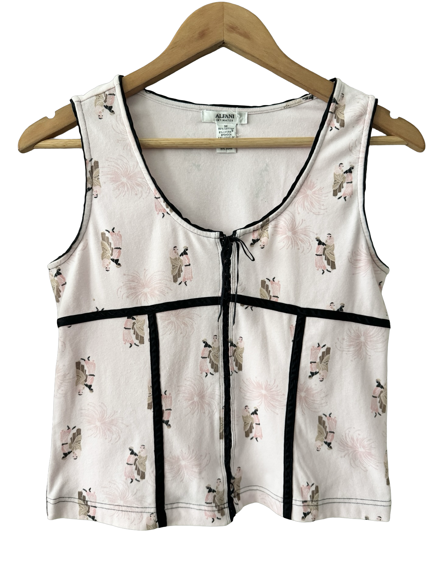 Vintage 90s Retro Women Graphic Print Top (M)