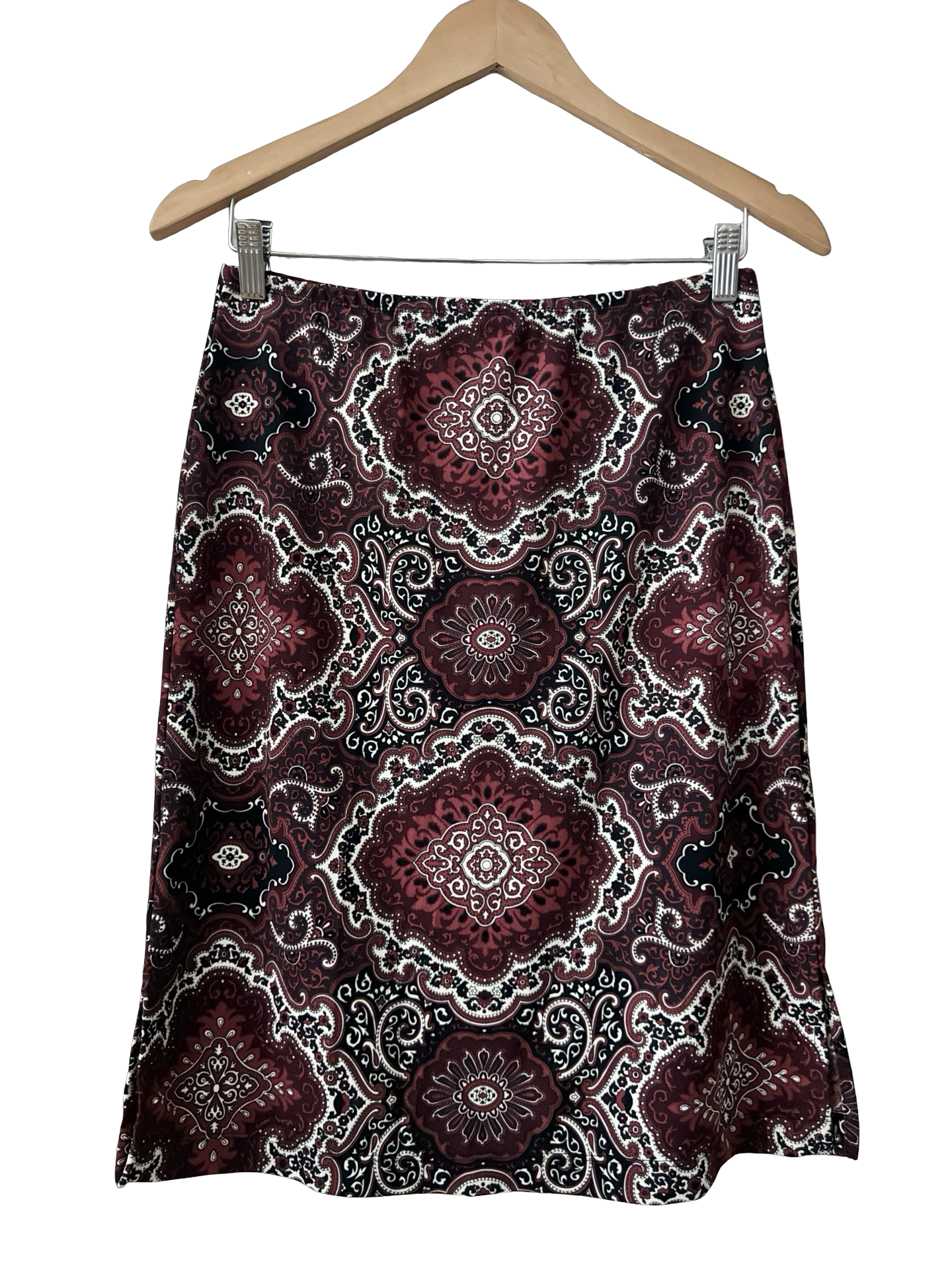 Vintage Y2K City Girl Minimal Midi Skirt (S-M)