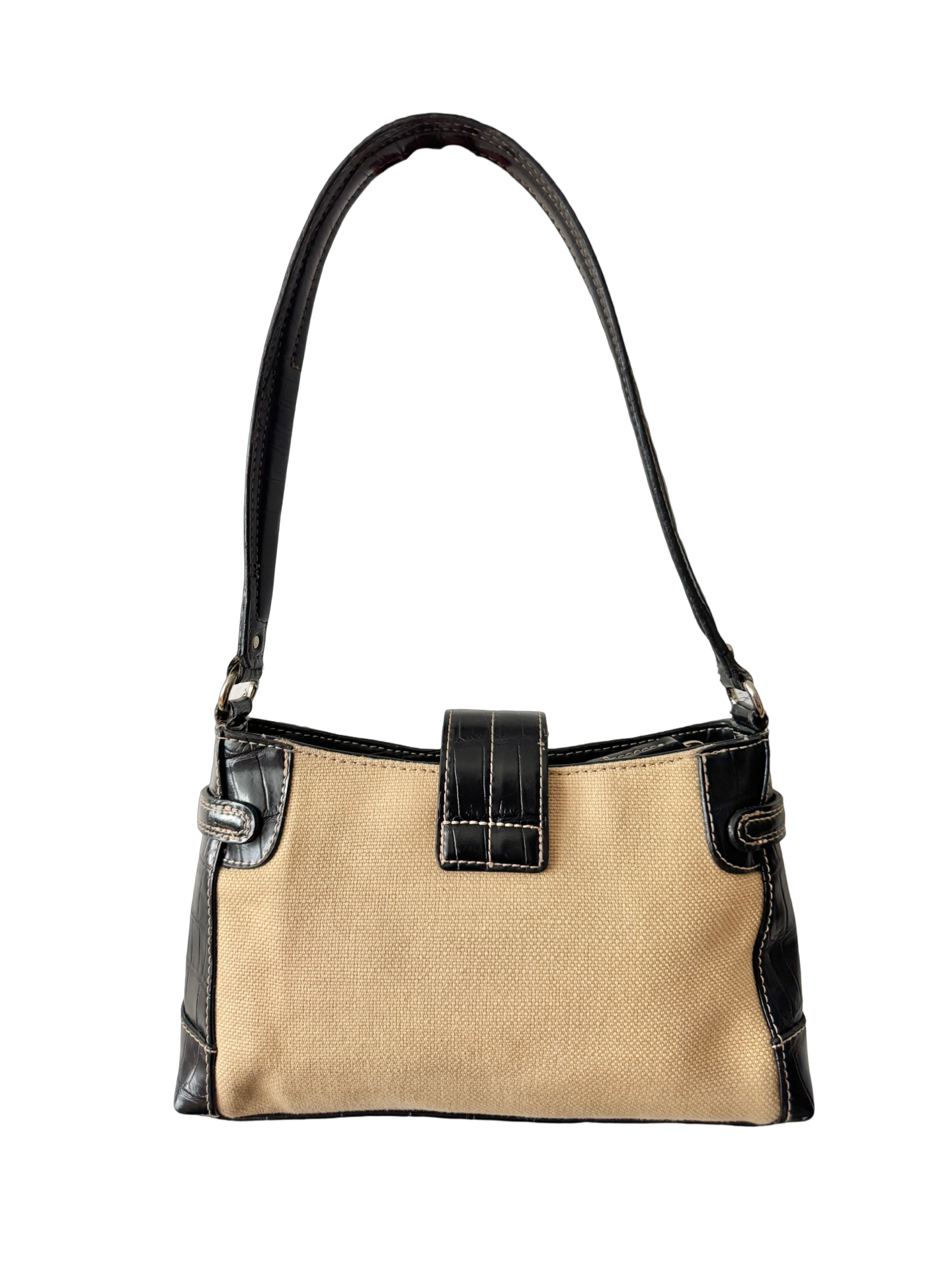 Vintage Y2K Uptown Canvas Shoulder Bag