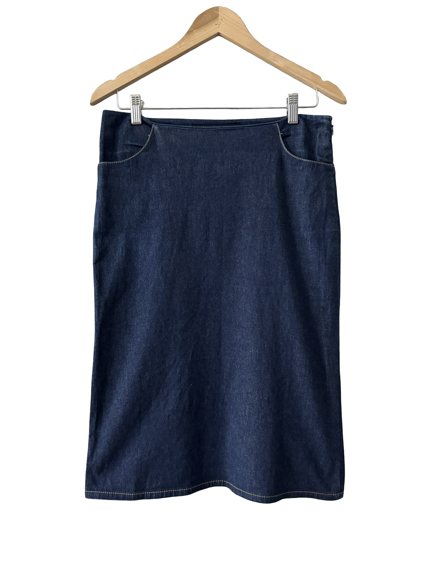 Vintage Y2K French Connection Denim Skirt (M)