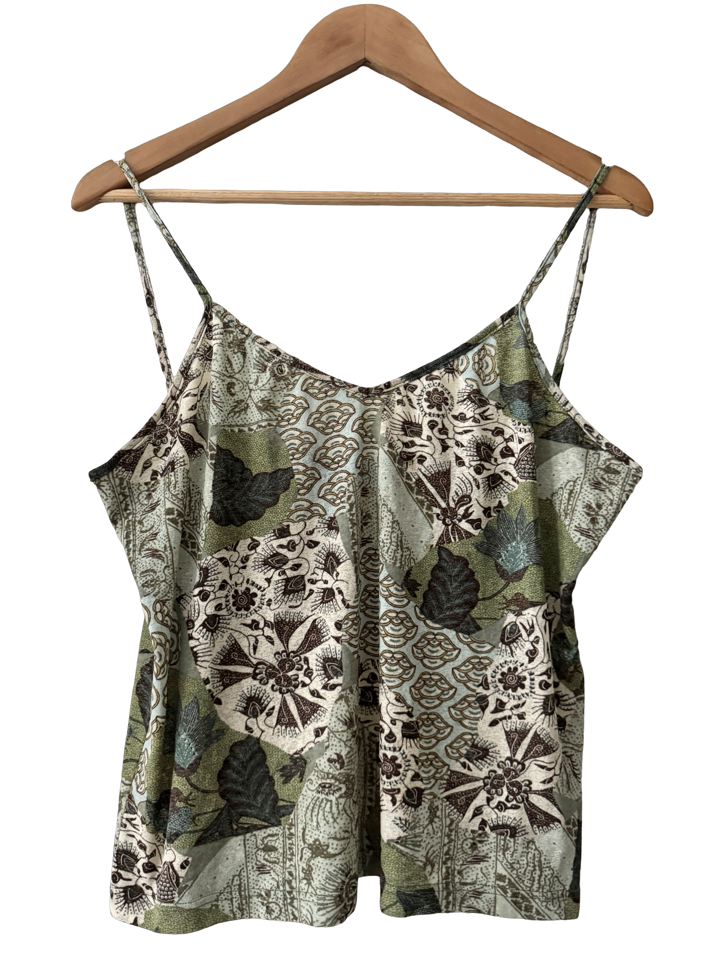 Vintage Y2K Indie Paisley Gauzy Cami (XL)