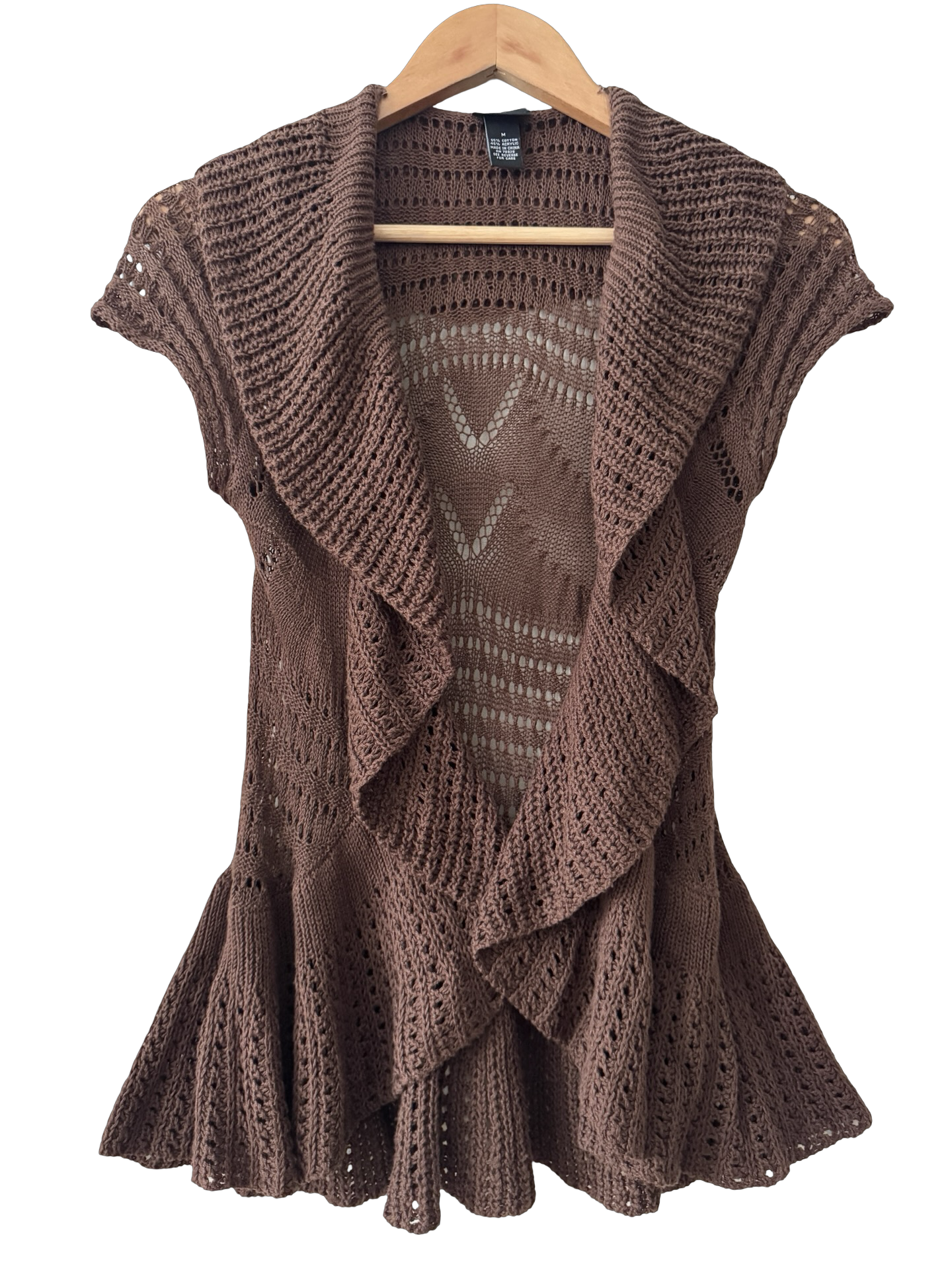 Vintage Y2K Brown Sugar Bolero (M)