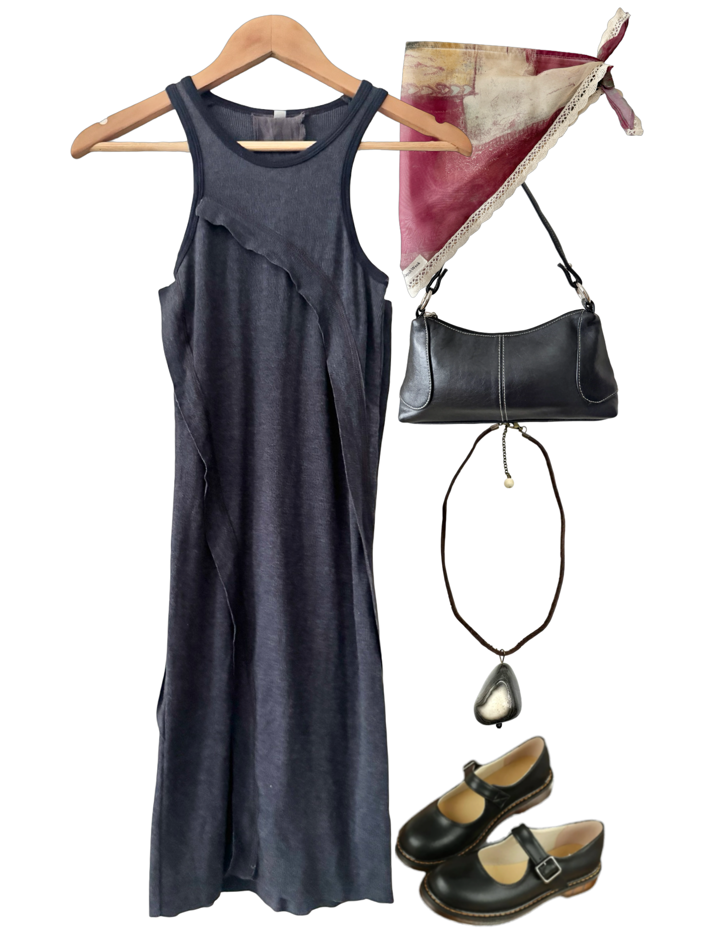 Vintage Y2K Retro Deconstructed Dress (XS)