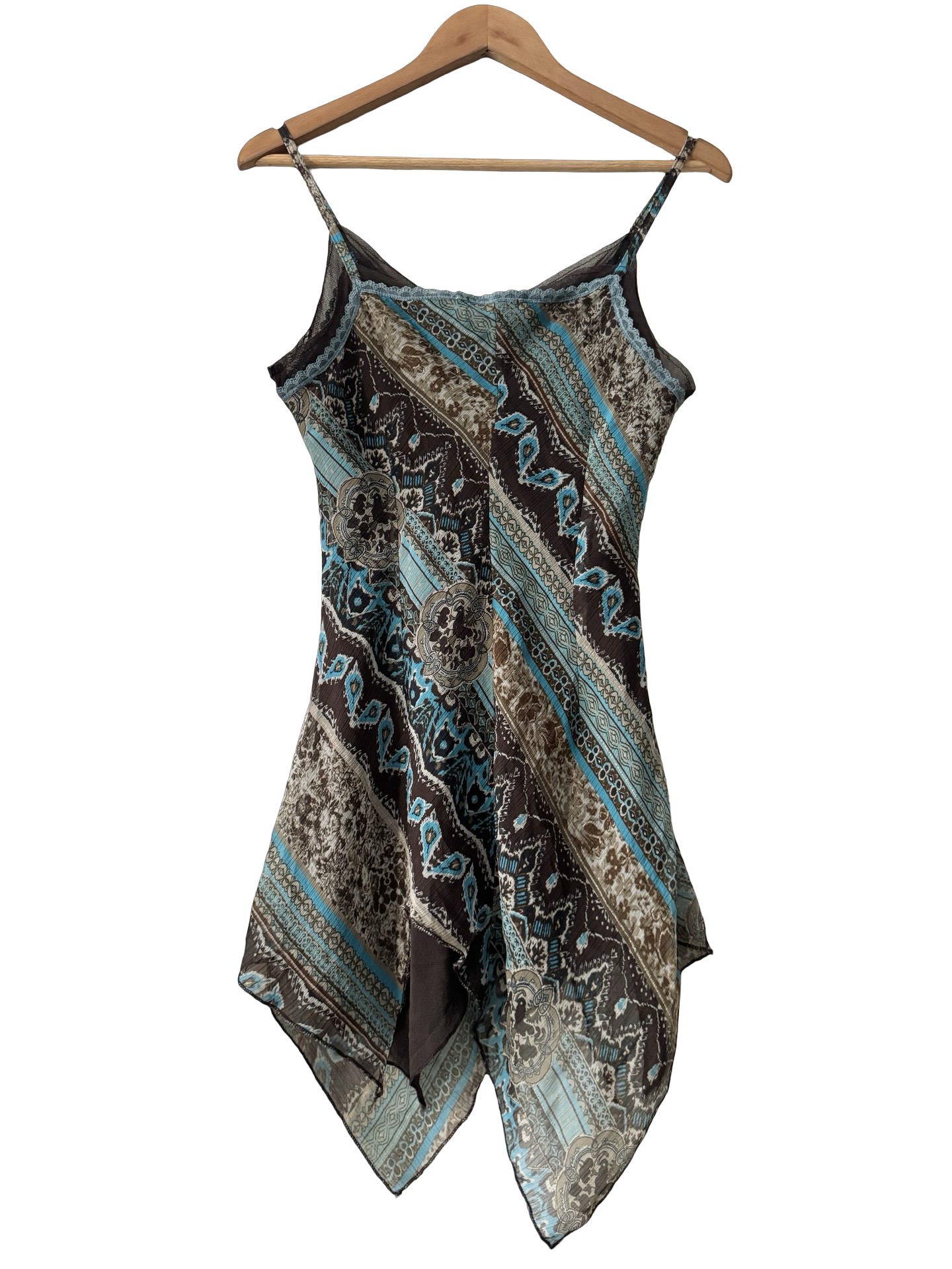 Vintage Y2K Turquoise Caravan Top (M)