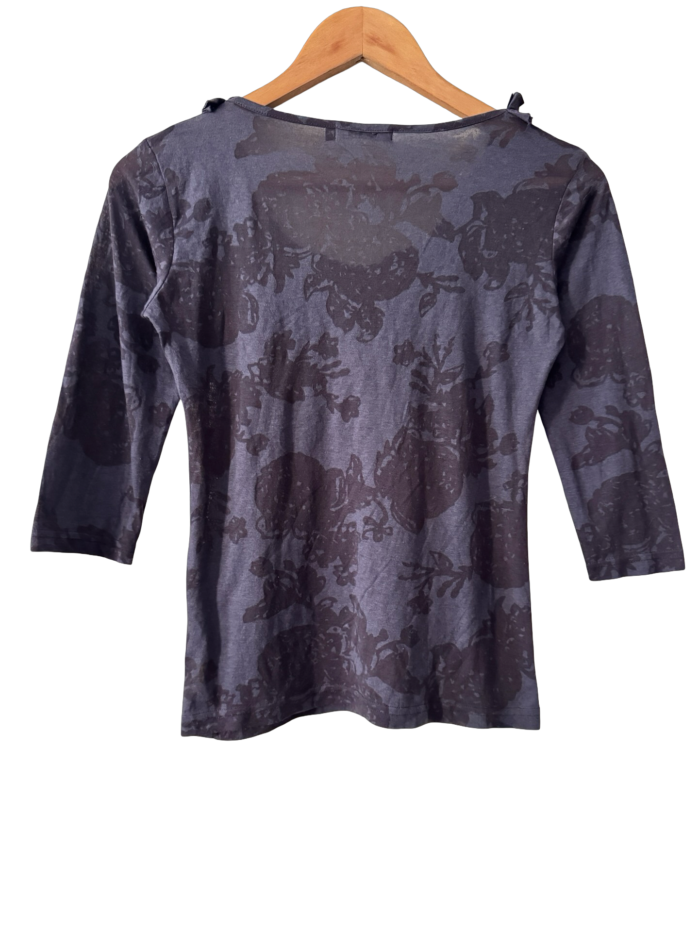 Vintage Y2K French Faded Violet Secret Garden Top (S/M)