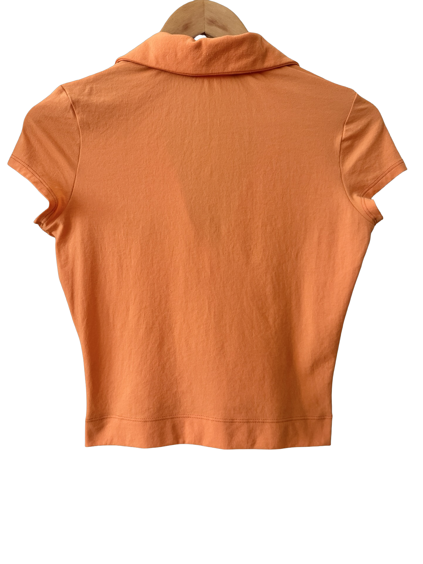 Vintage 90s Morgan De Toi Tangerine Polo Top (S/M)