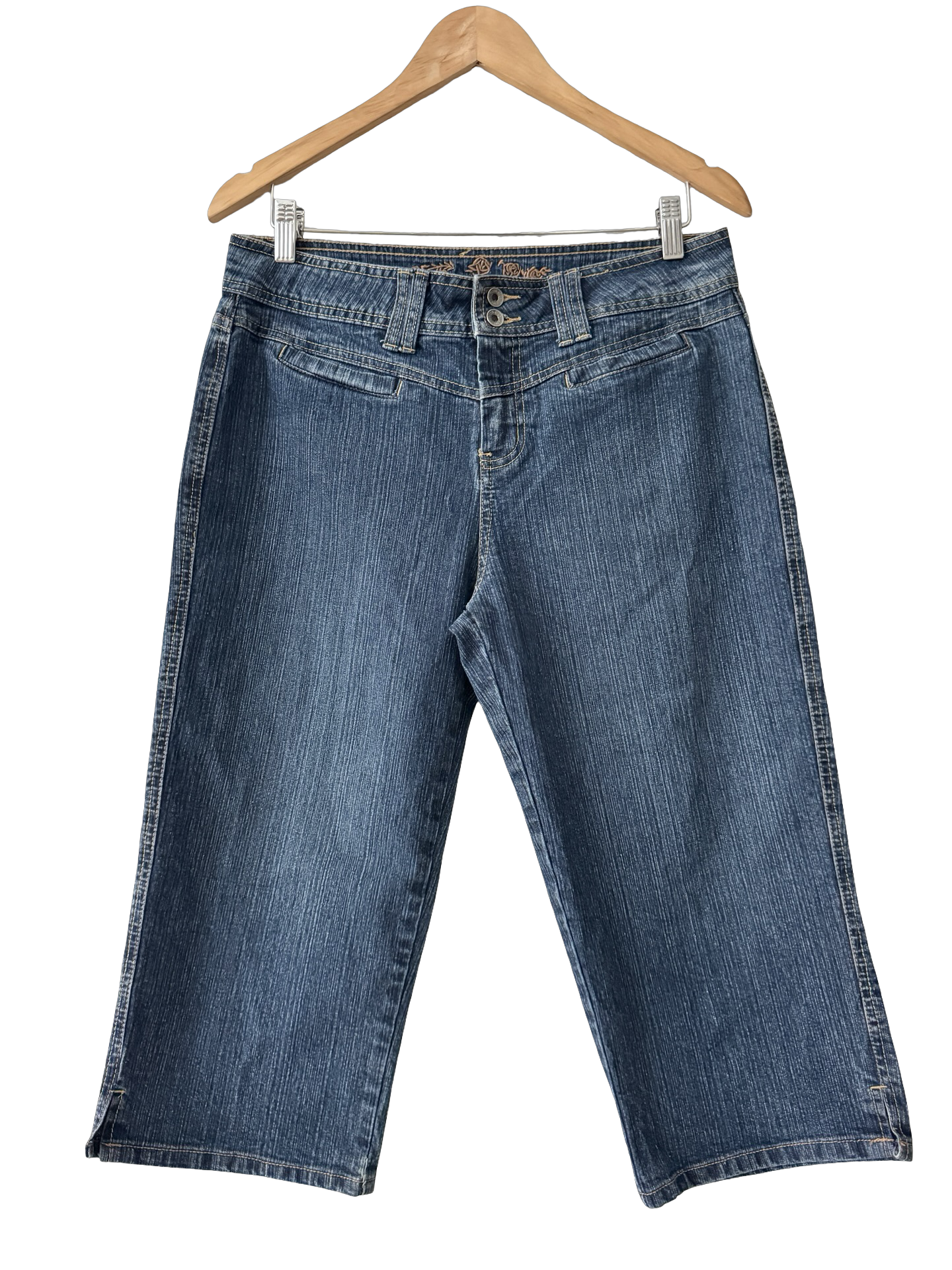Vintage 90s City Girl Cropped Trousers (M)