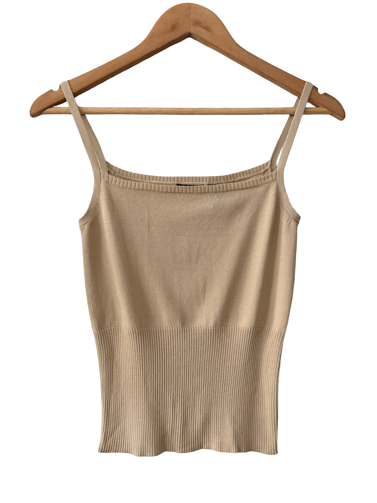 Vintage Y2K Café Crème Cami (S/M)