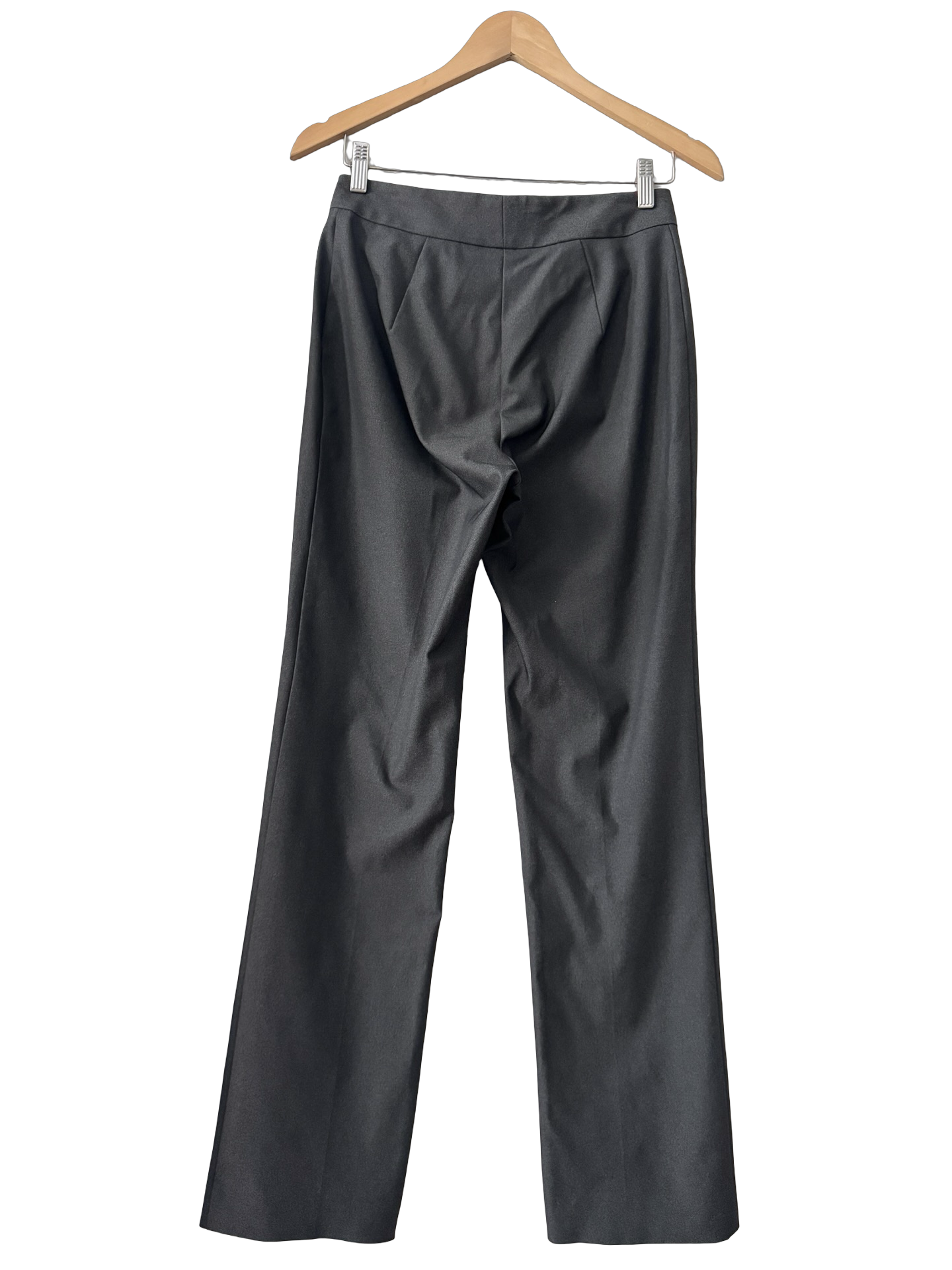 Vintage 90s Downtown Black Flare Trousers (Small/Medium)