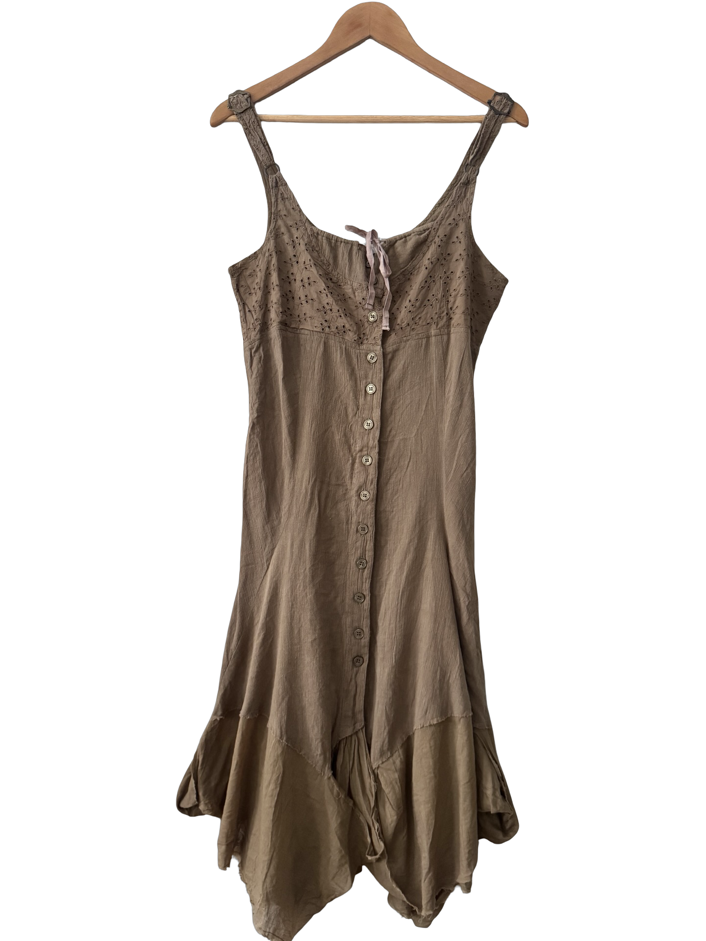 Vintage Y2K Earth Angel Handkerchief Dress (S-M)