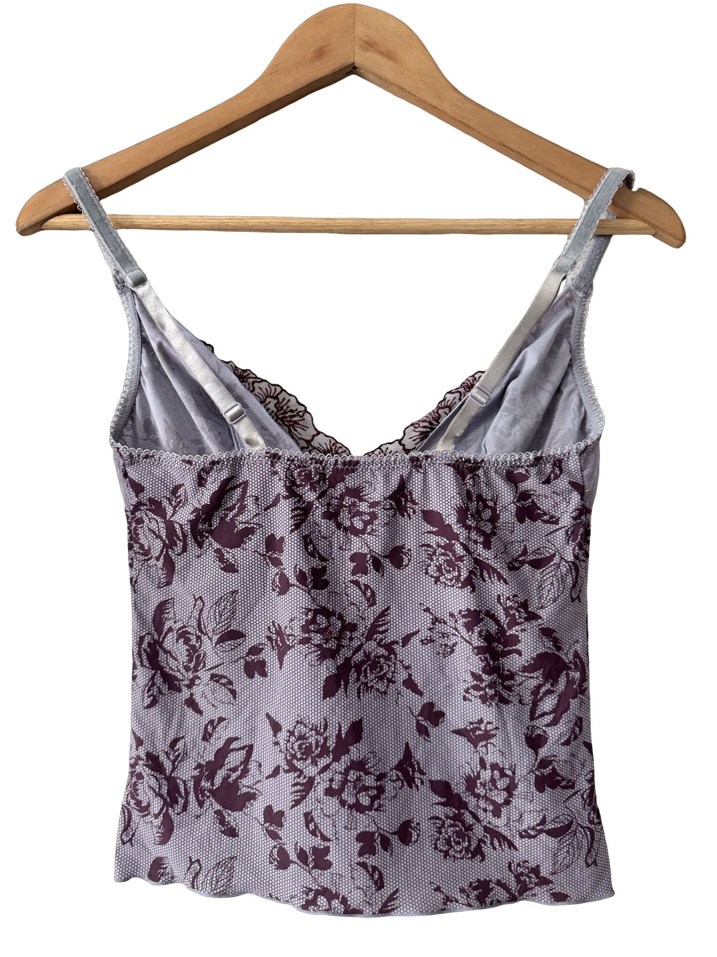Vintage Y2K French Plum Boudoir Bustier (S)