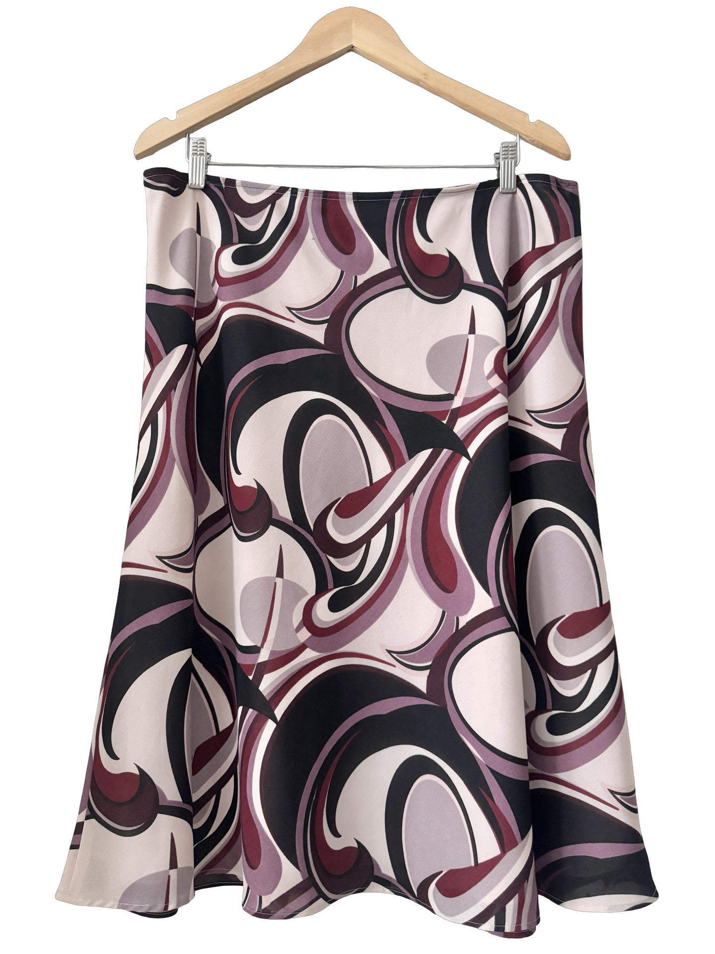 Vintage Y2K Cherry Cola Swirl Midi Skirt (L/XL)