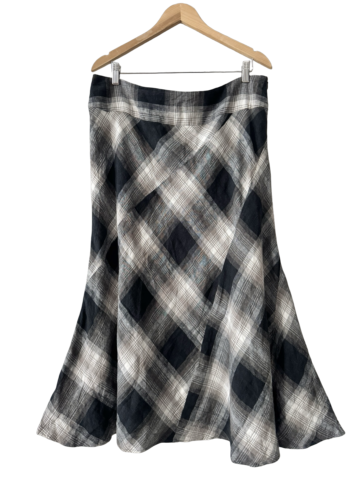 Vintage 90s Savoir Faire Tailored Midi Skirt (L/XL)