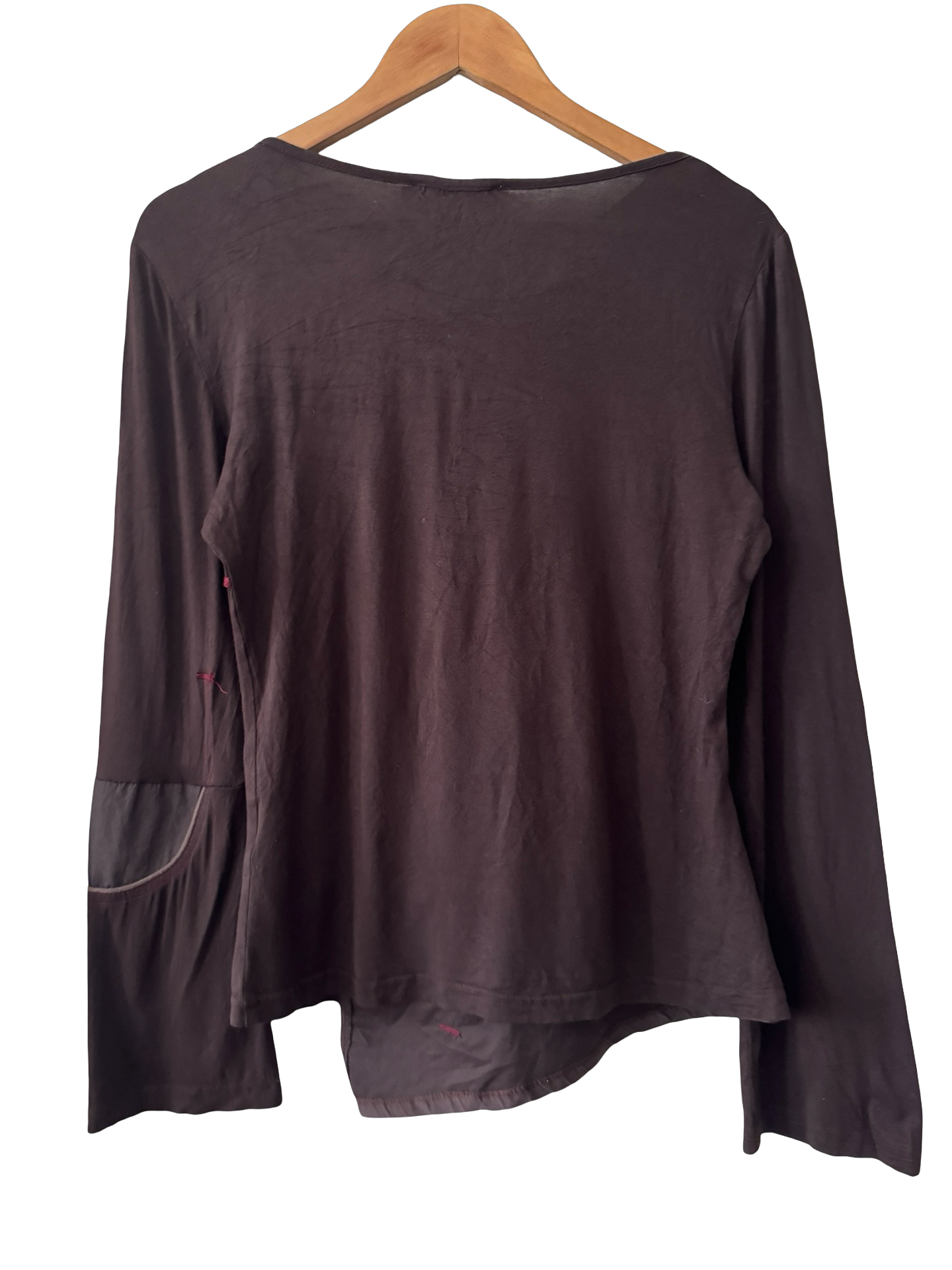 Vintage Y2K French Cache Cache Merlot Atelier Top (M-L)
