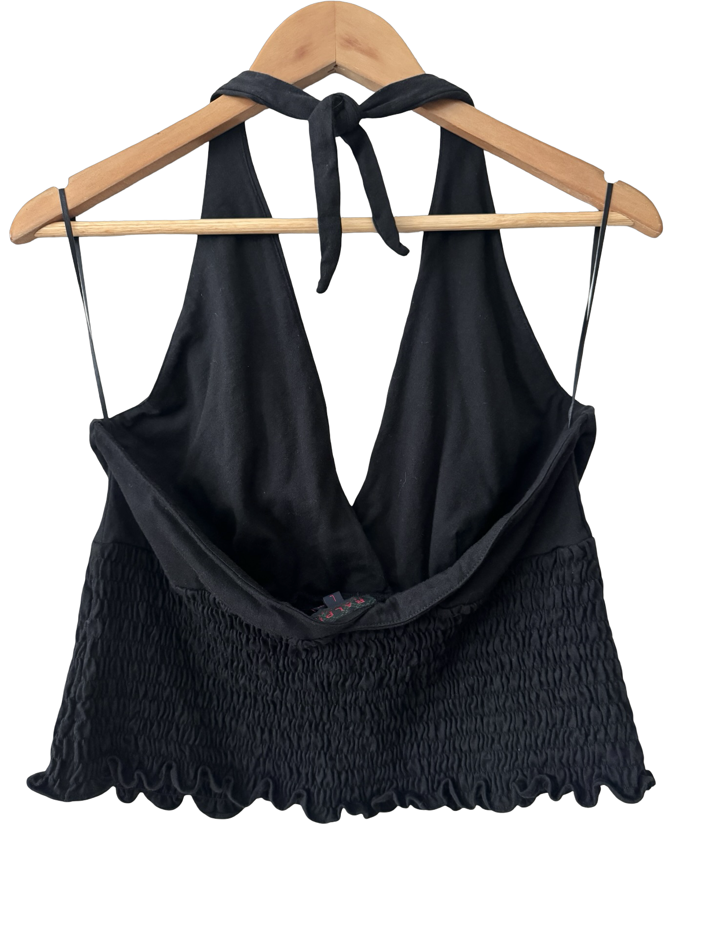 Vintage Y2K Ralph Lauren Smocked Halter Top (L)