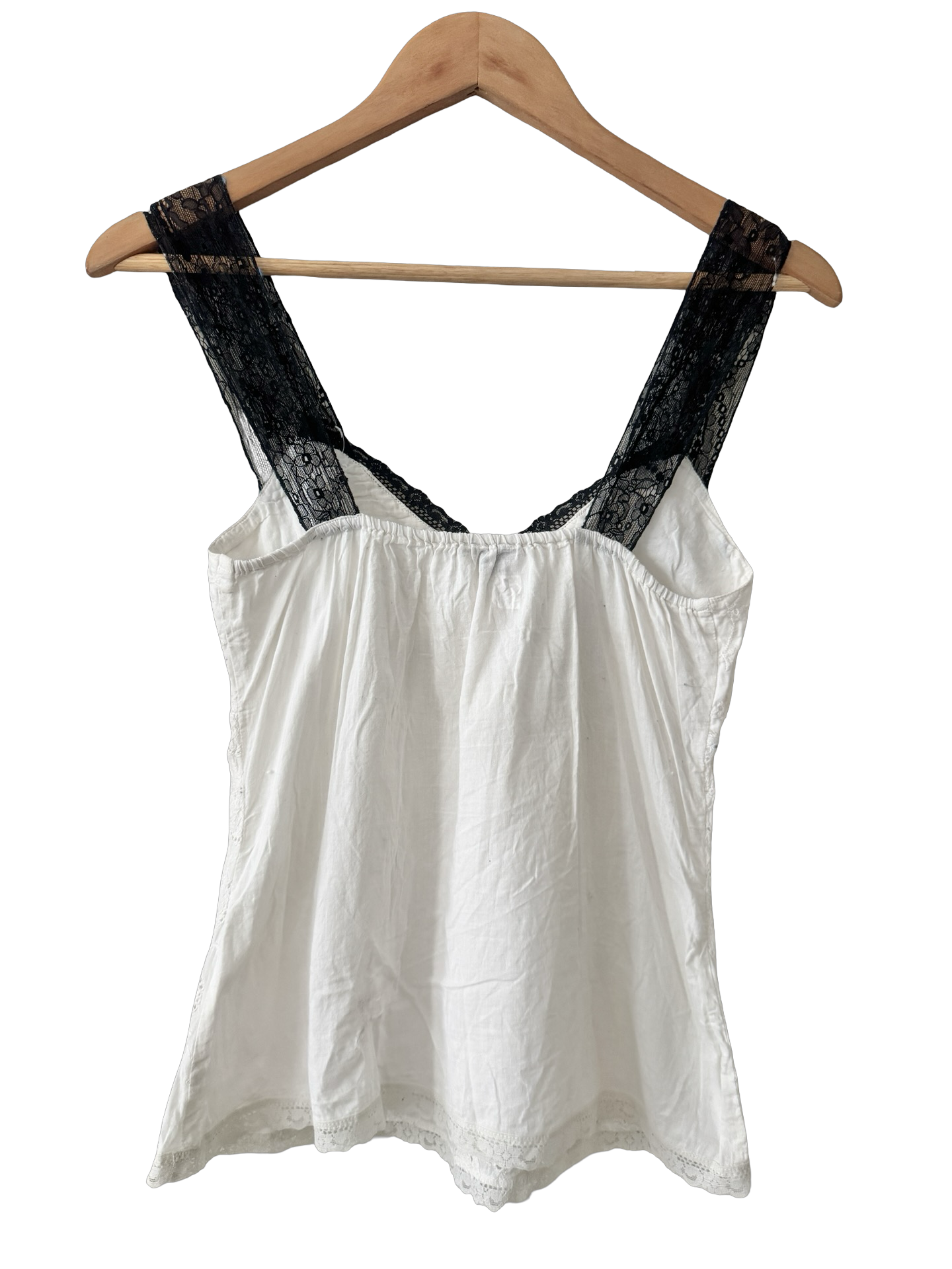 Vintage 90s French Riviera Eyelet Cami (S)
