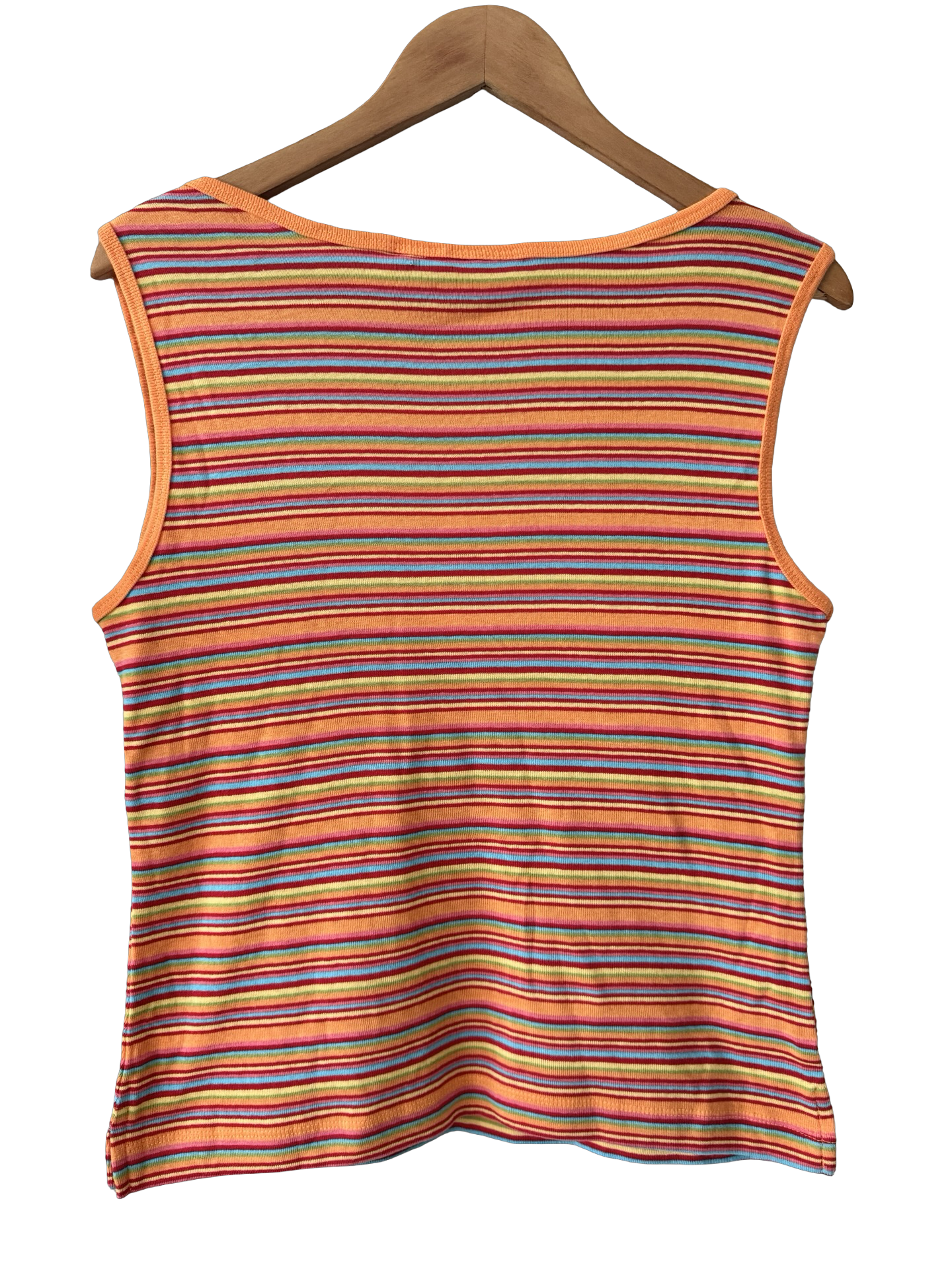Vintage 90s Striped Wrap Crush Cami (L)