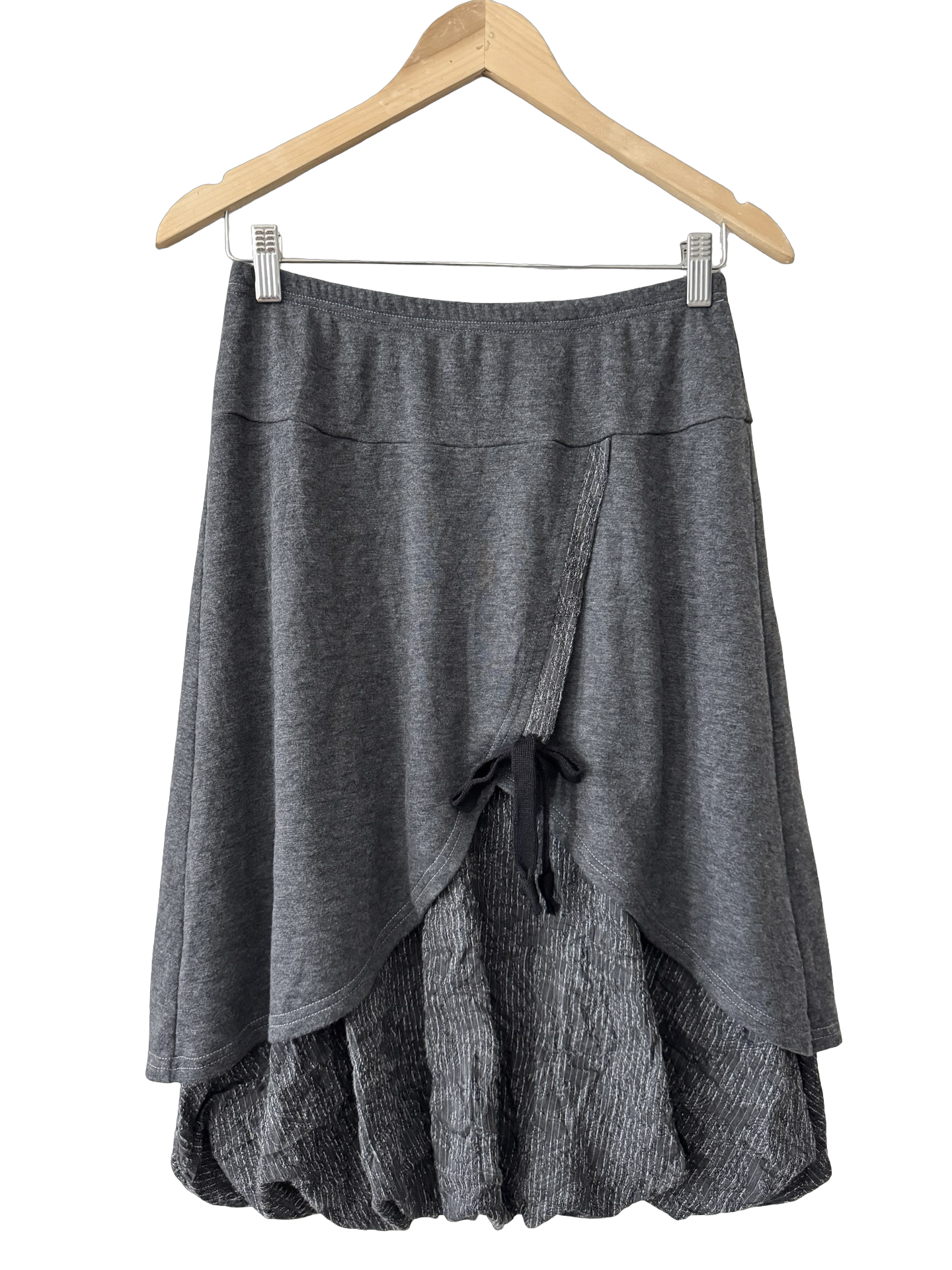 Vintage Y2K European Charcoal Midi Skirt (S)