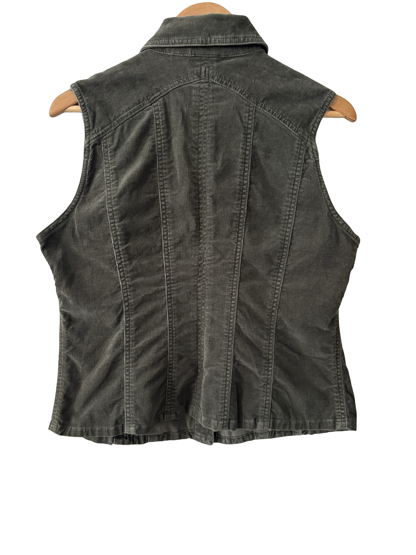 Vintage Olive Utility Girl Vest (L)