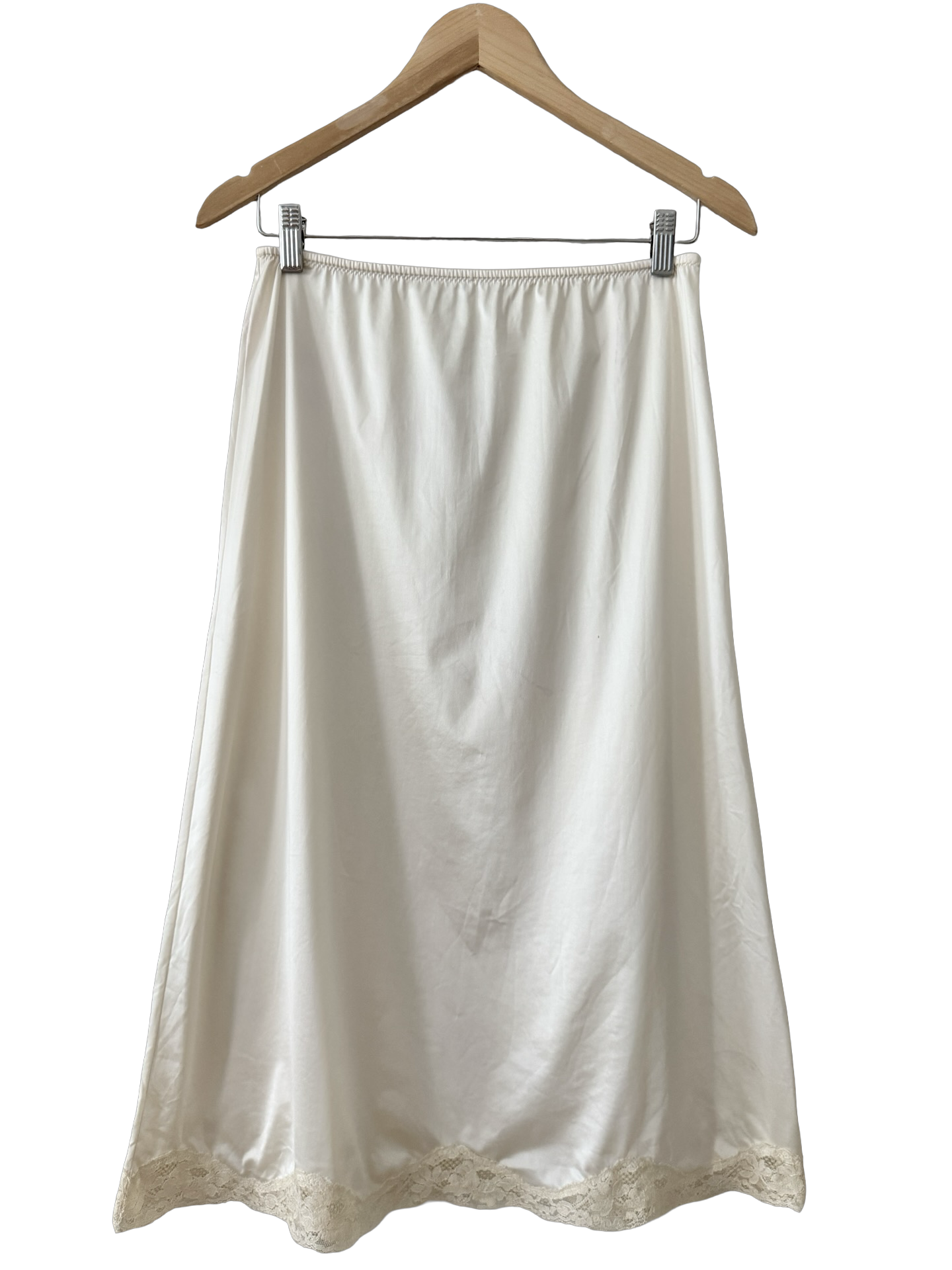 Vintage 60s Angel Lace Slip Skirt (S)