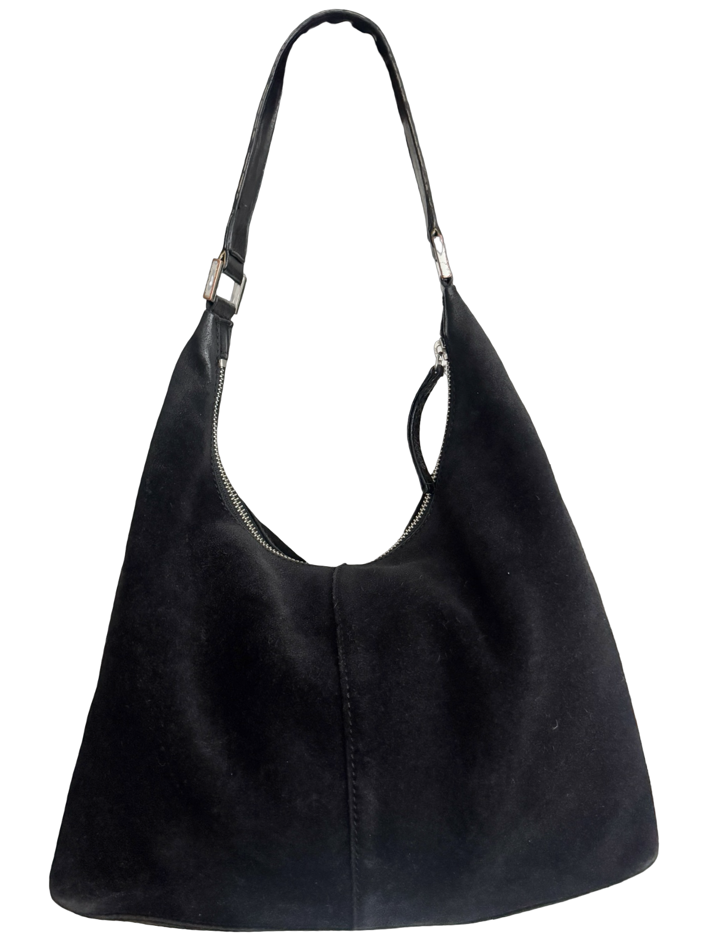 Vintage Y2K After Dark Slouchy Leather City Bag