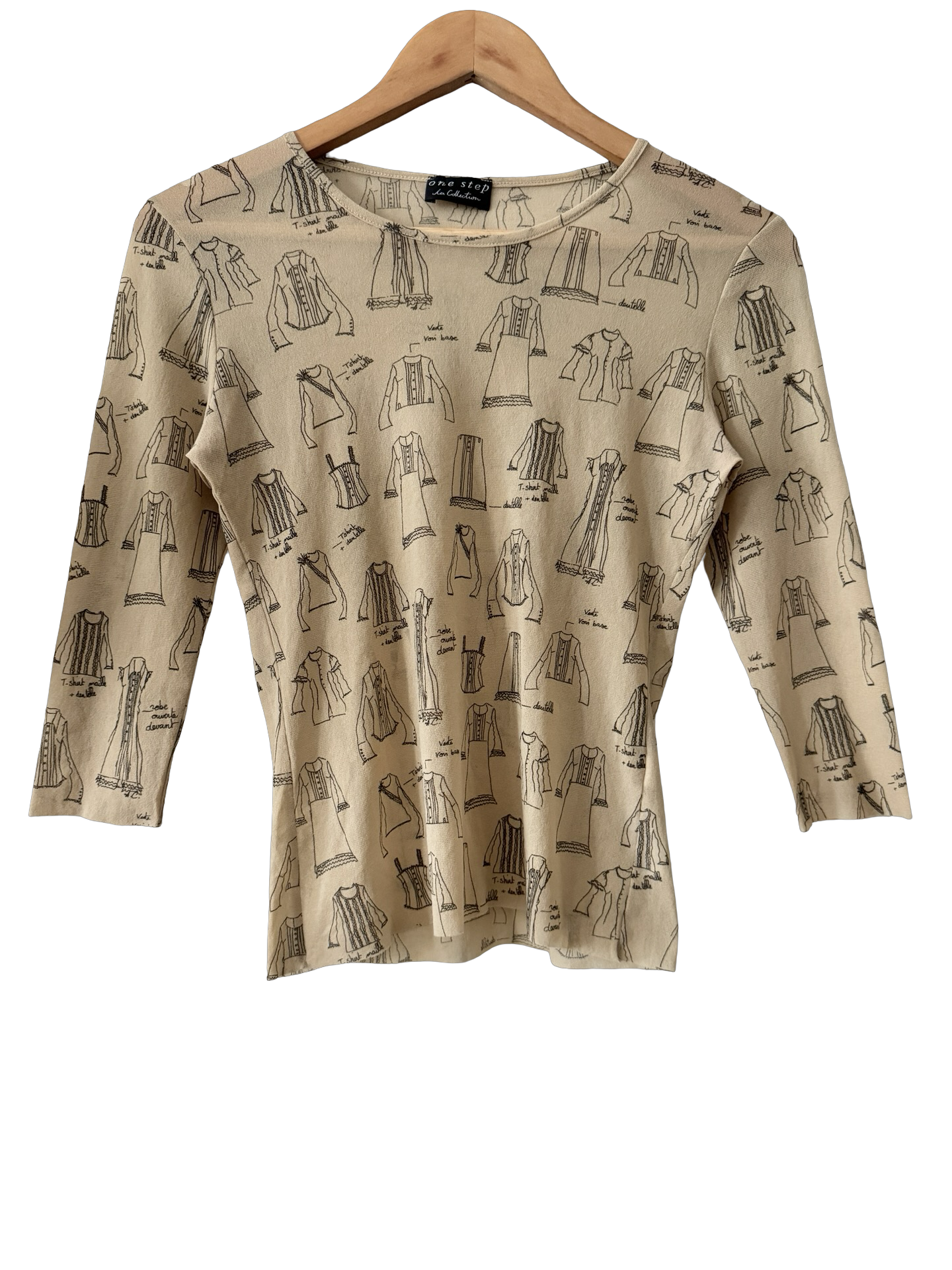 Vintage 90s Mesh Atelier Sketchbook Top (S/M)
