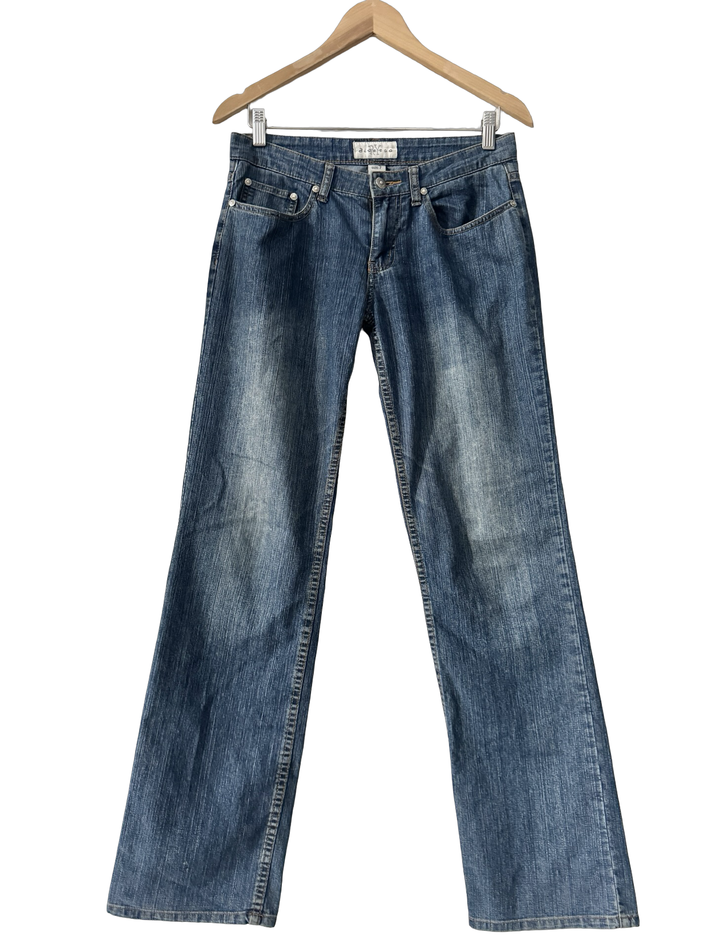 Vintage 90s Blue Jean Baby Low Rise Jeans (S)