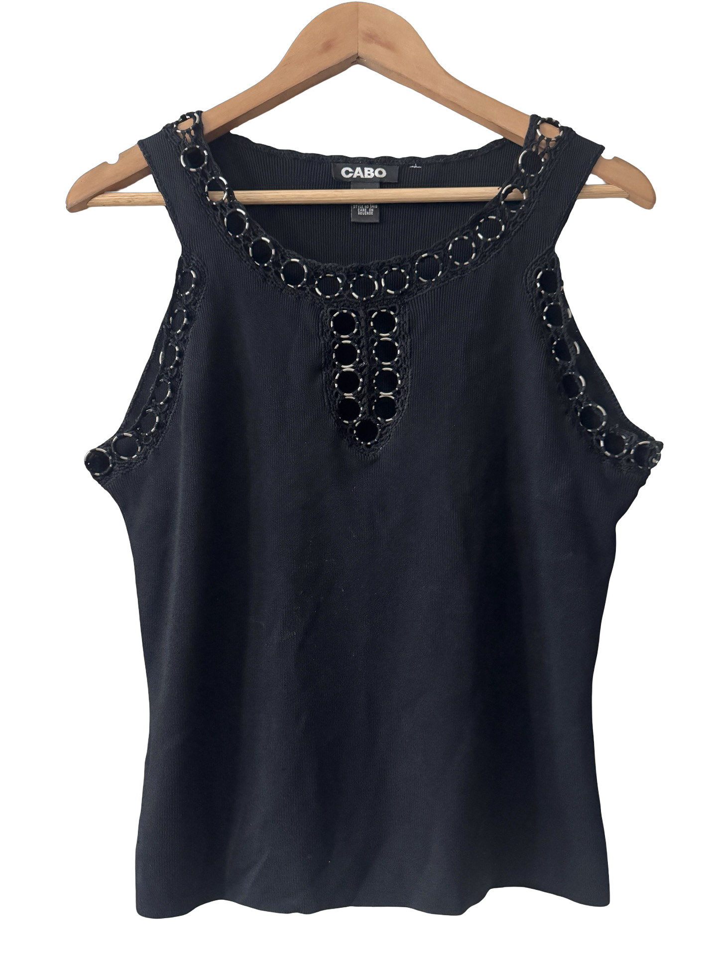 Vintage Y2K Second Skin Knit Top (L)