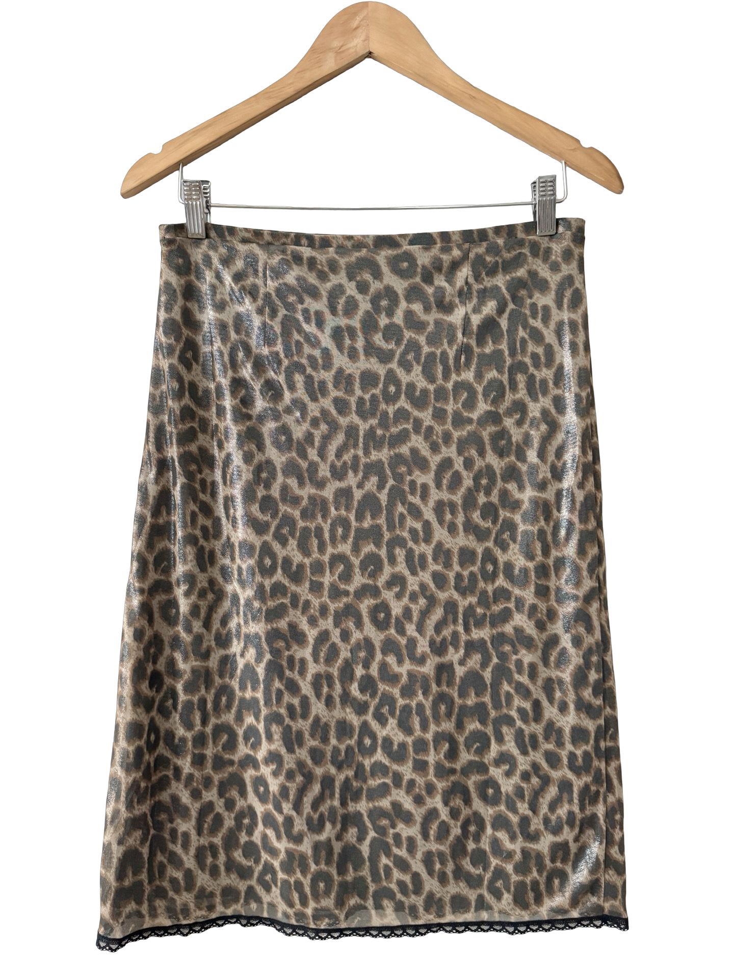 Vintage 90s Retro Disco Cheetah Midi (S)