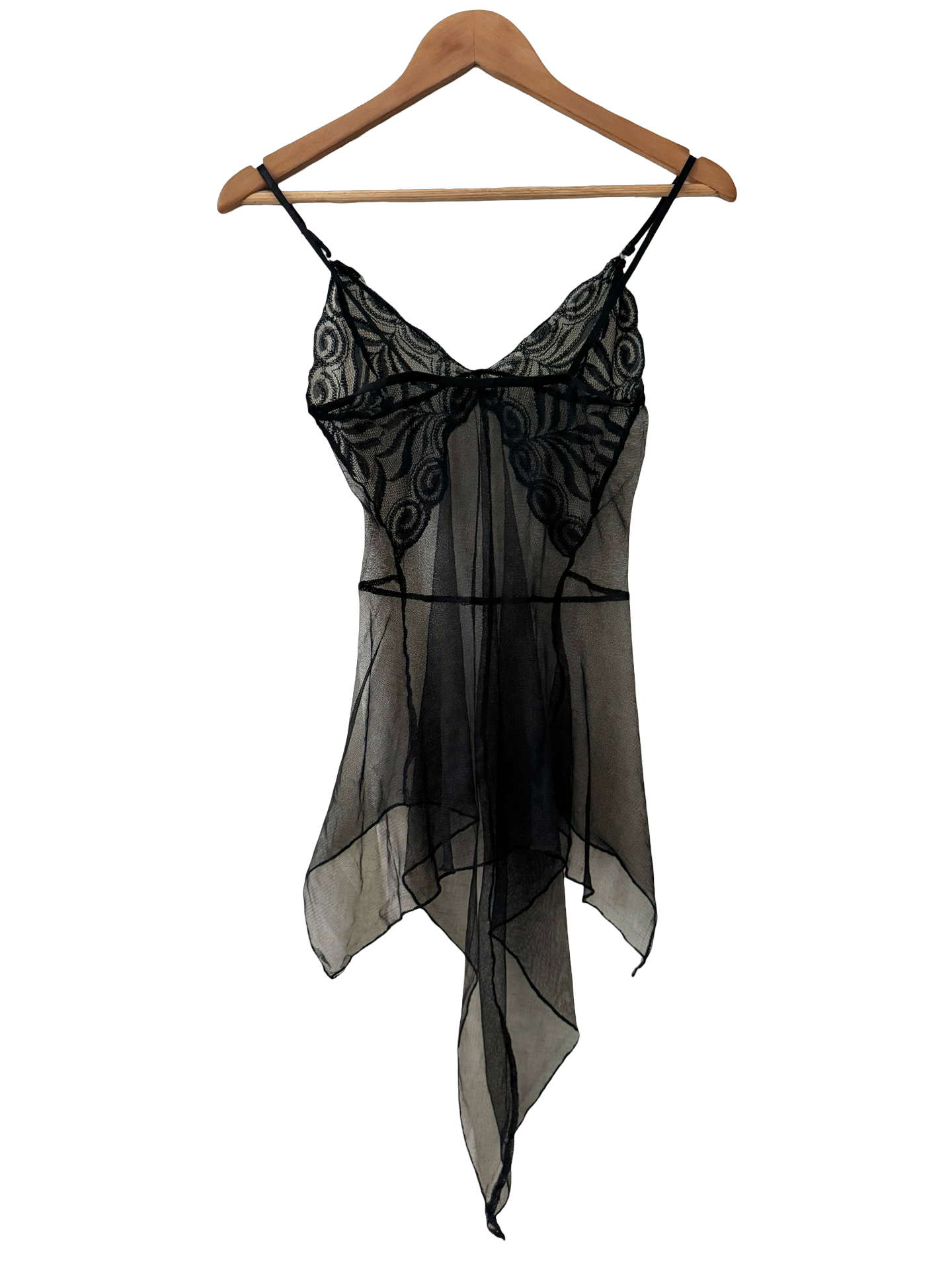 Vintage Y2K Midnight Cobweb Cami (S)