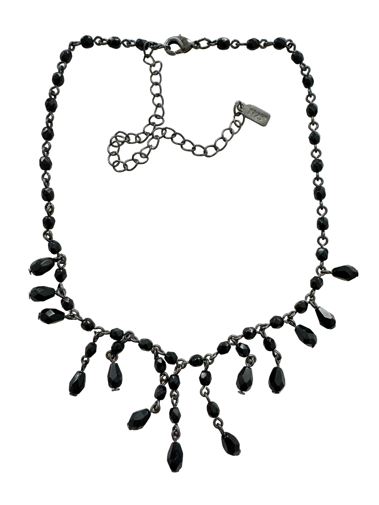 Vintage 90s Midnight Cascading Drop Choker