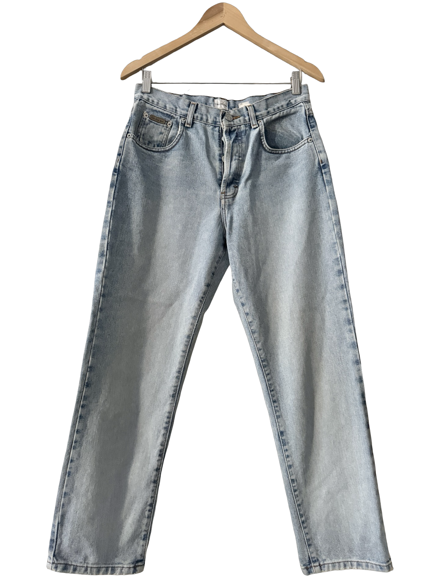 Vintage 90s Calvin Klein Faded Straight Leg Jeans (M)