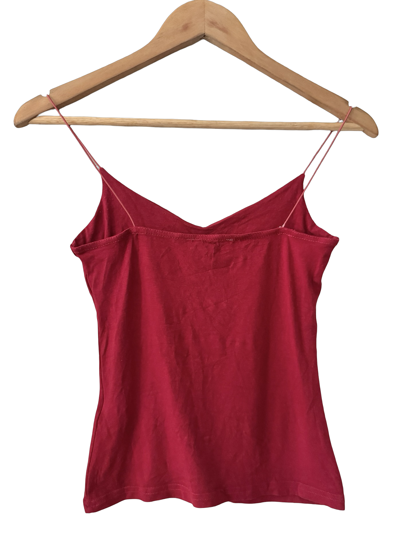 Vintage 90s Cherry Ruched Cami (S)