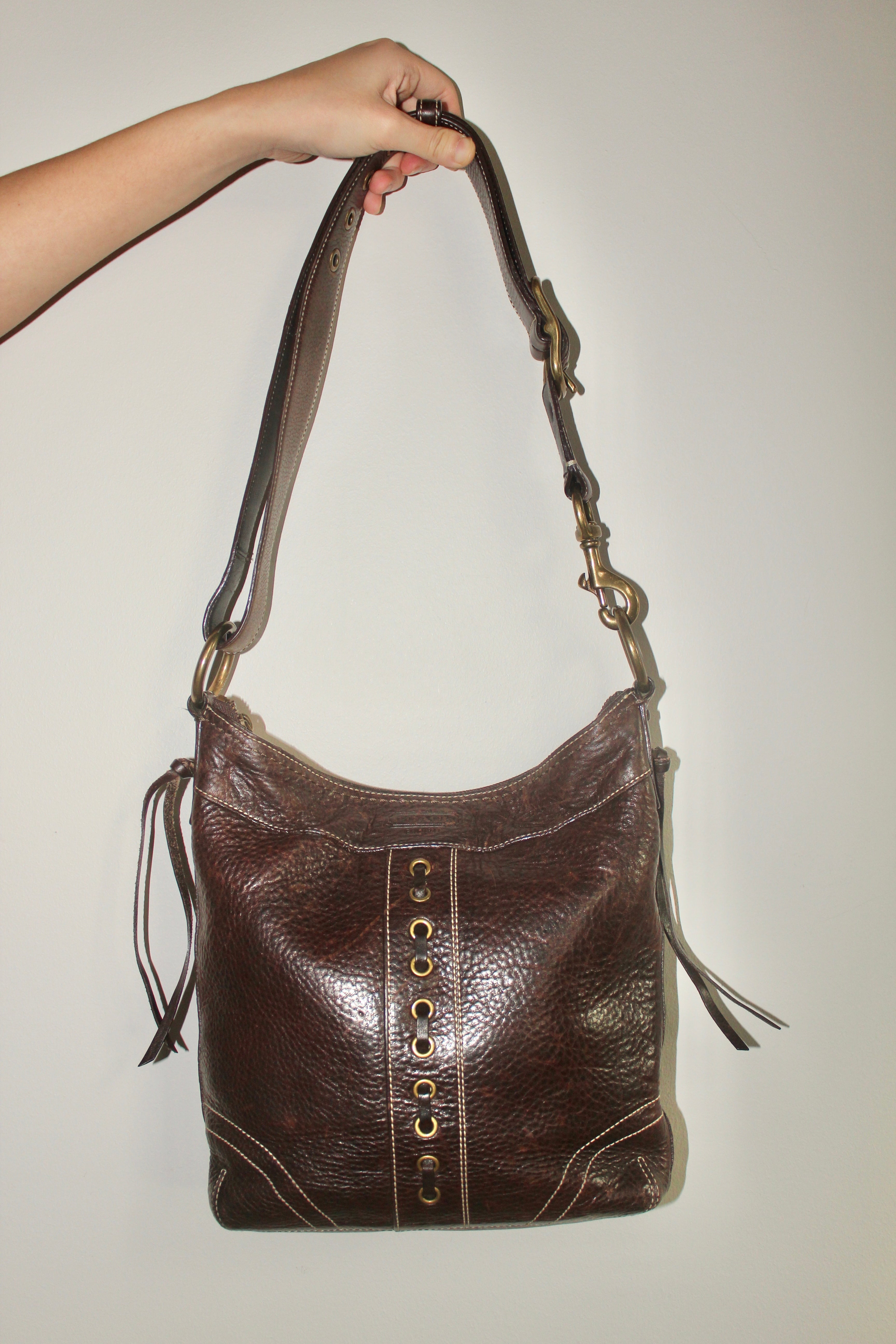 Vintage COACH Messenger Leather Bag