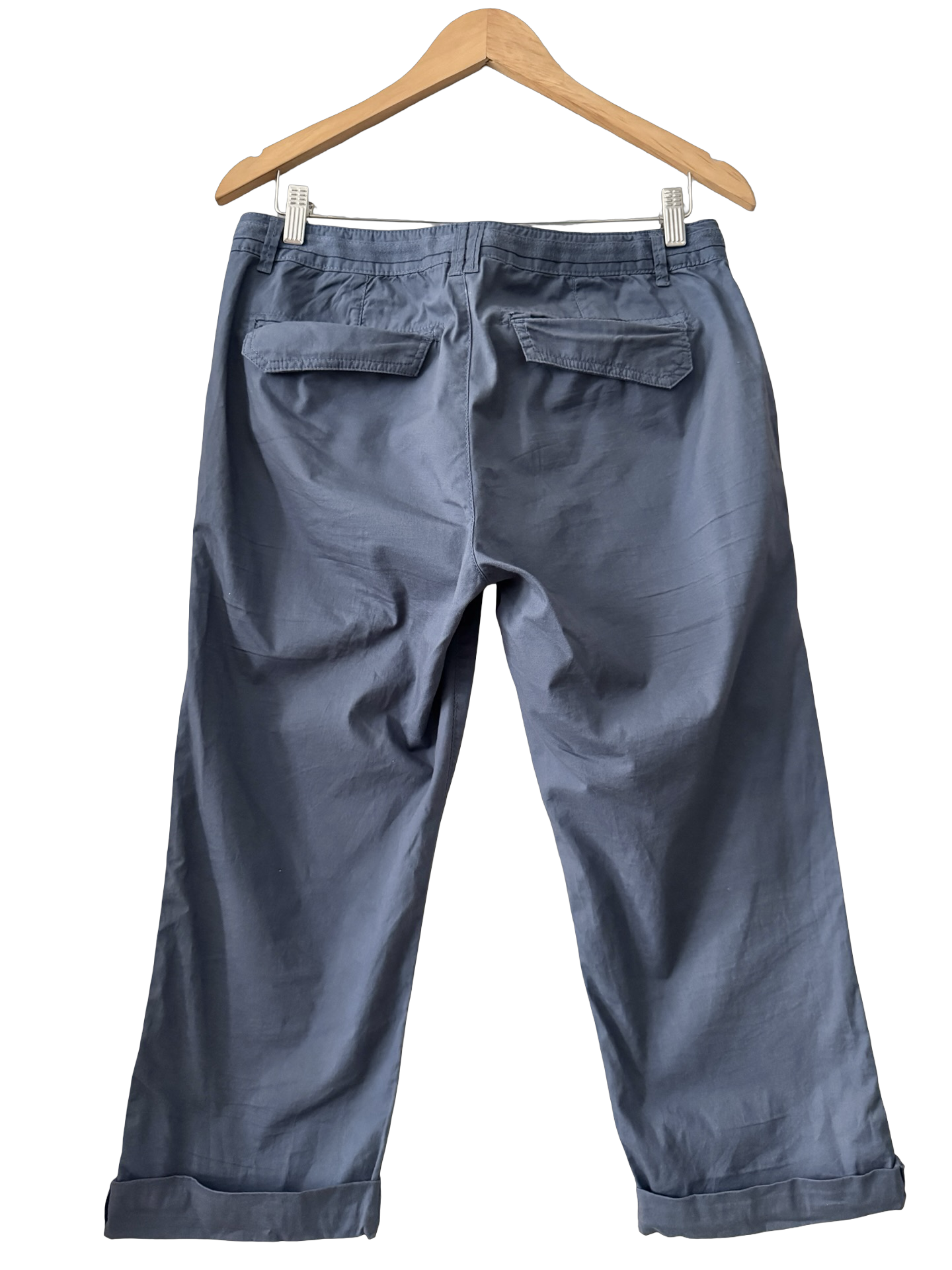 Vintage Y2K Slate Utility Capris (M)