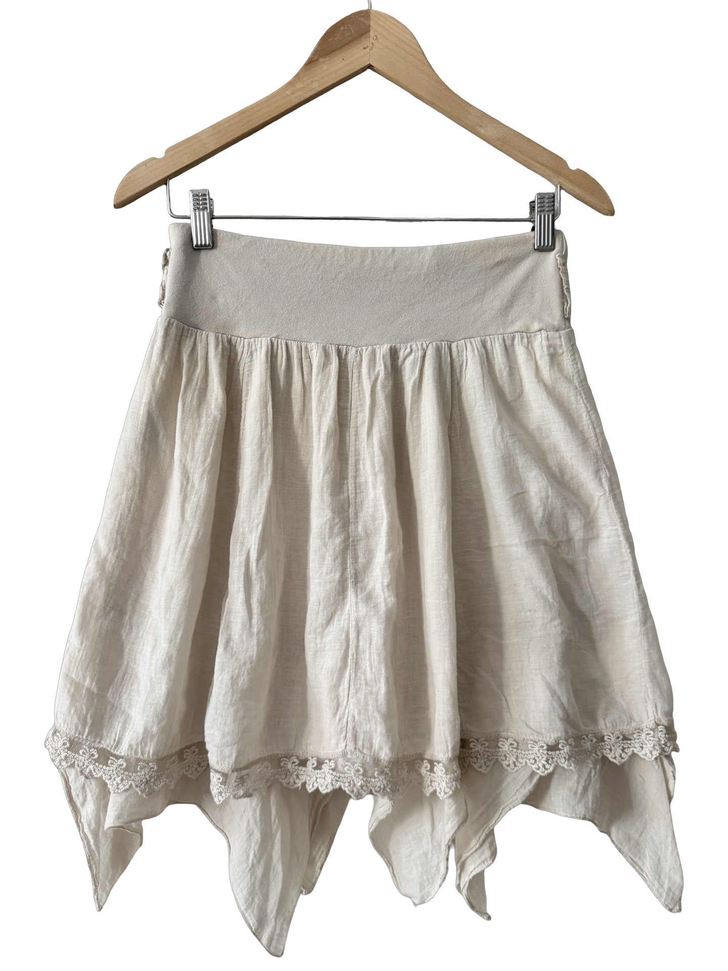 Vintage Y2K Downtown Flounce Low Rise Midi Skirt (S/M)