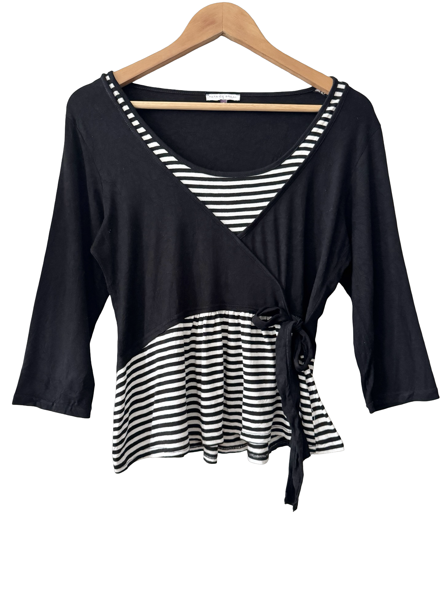 Vintage 90s Left Bank Wrap Top (L)