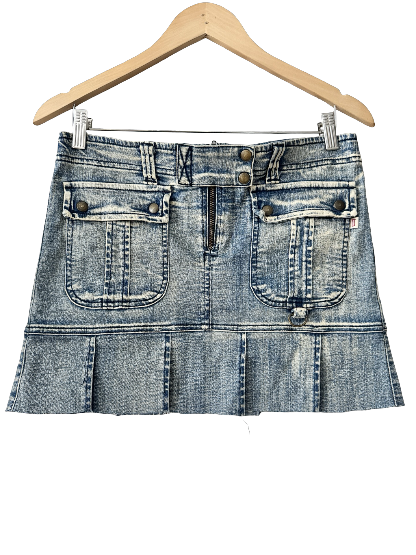 Vintage Y2K Italian Downtown Denim Mini (M)