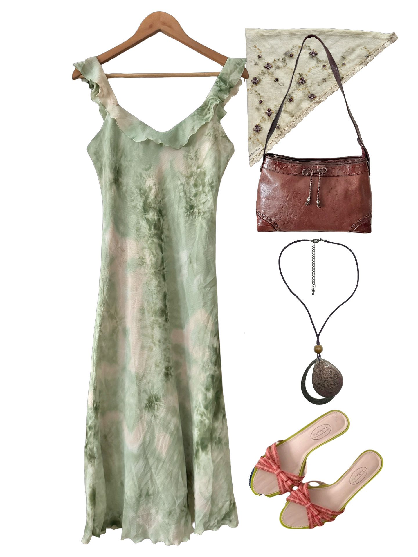 Vintage 90s Absinthe Fairy Dress (M)