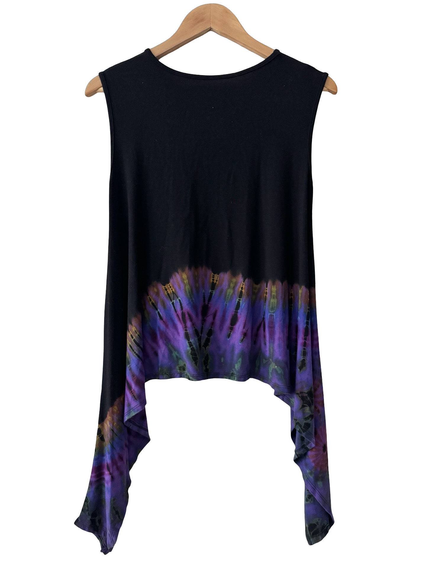 Vintage Y2K Tie Dye Handkerchief Tank Top (M-L)