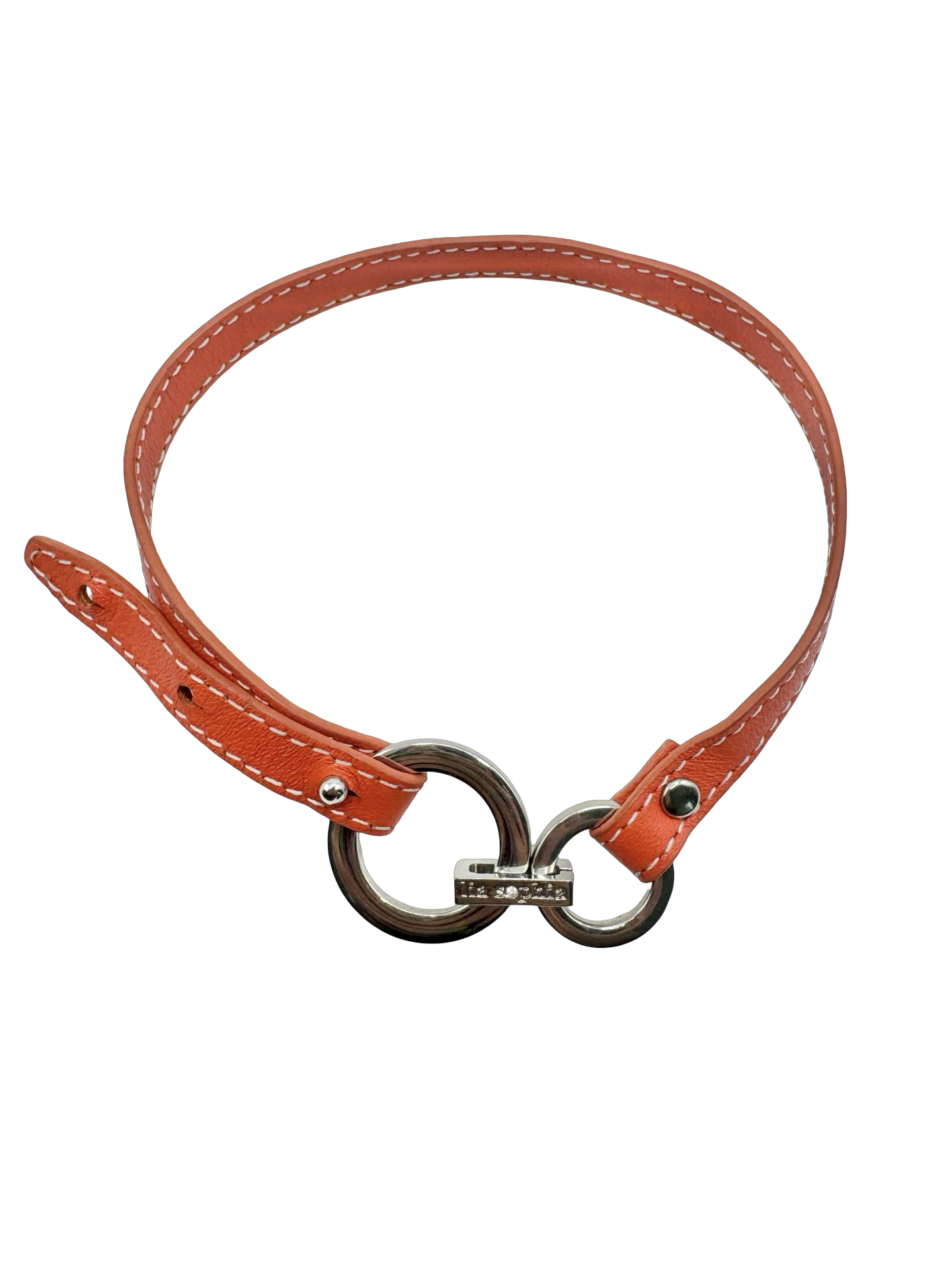 Vintage Tangerine Hardware Choker