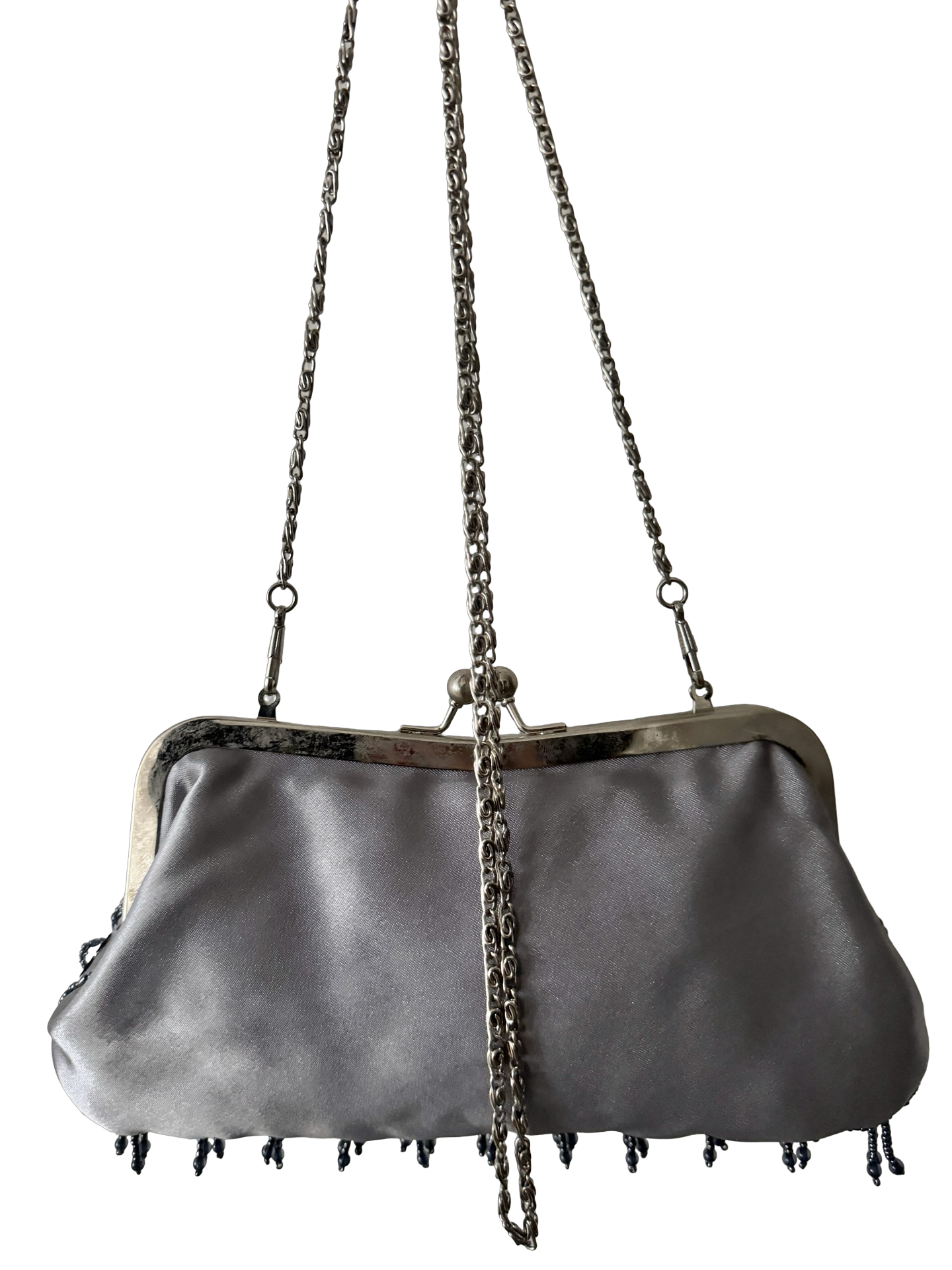 Vintage Y2K After Dark Beaded Kisslock Purse