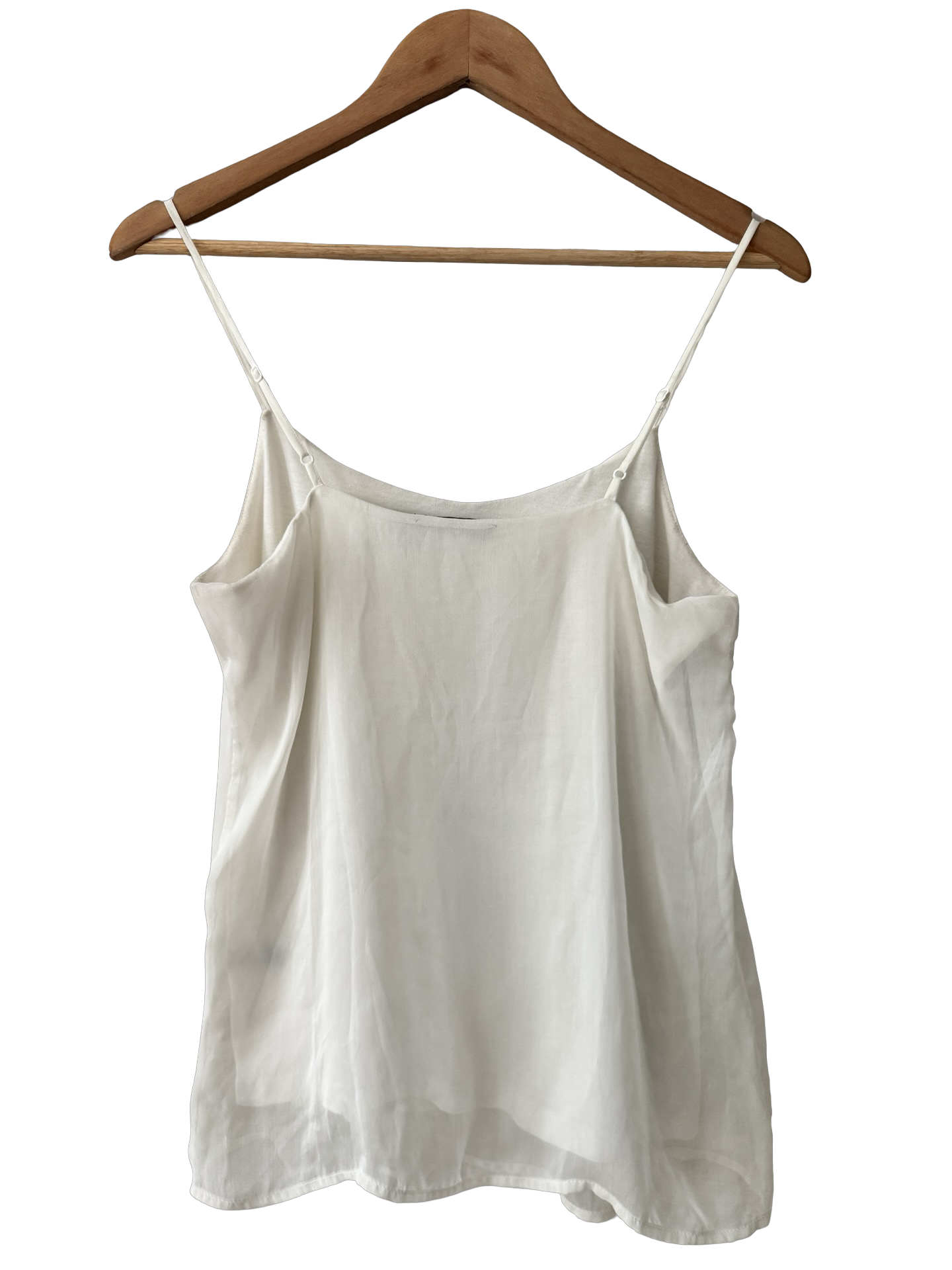 Vintage The Limited Ivory Flowy Cami Top (M)