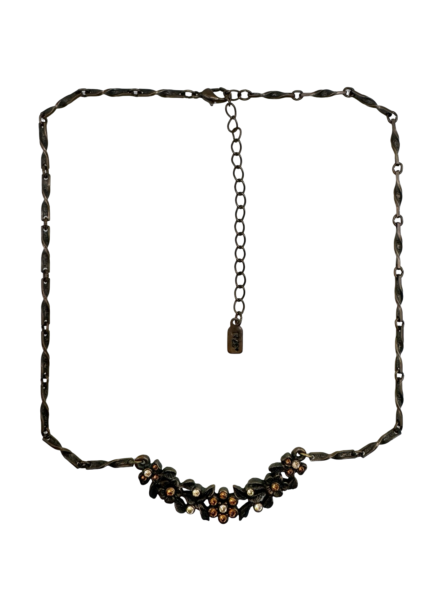 Vintage 90s Little Forest Necklace