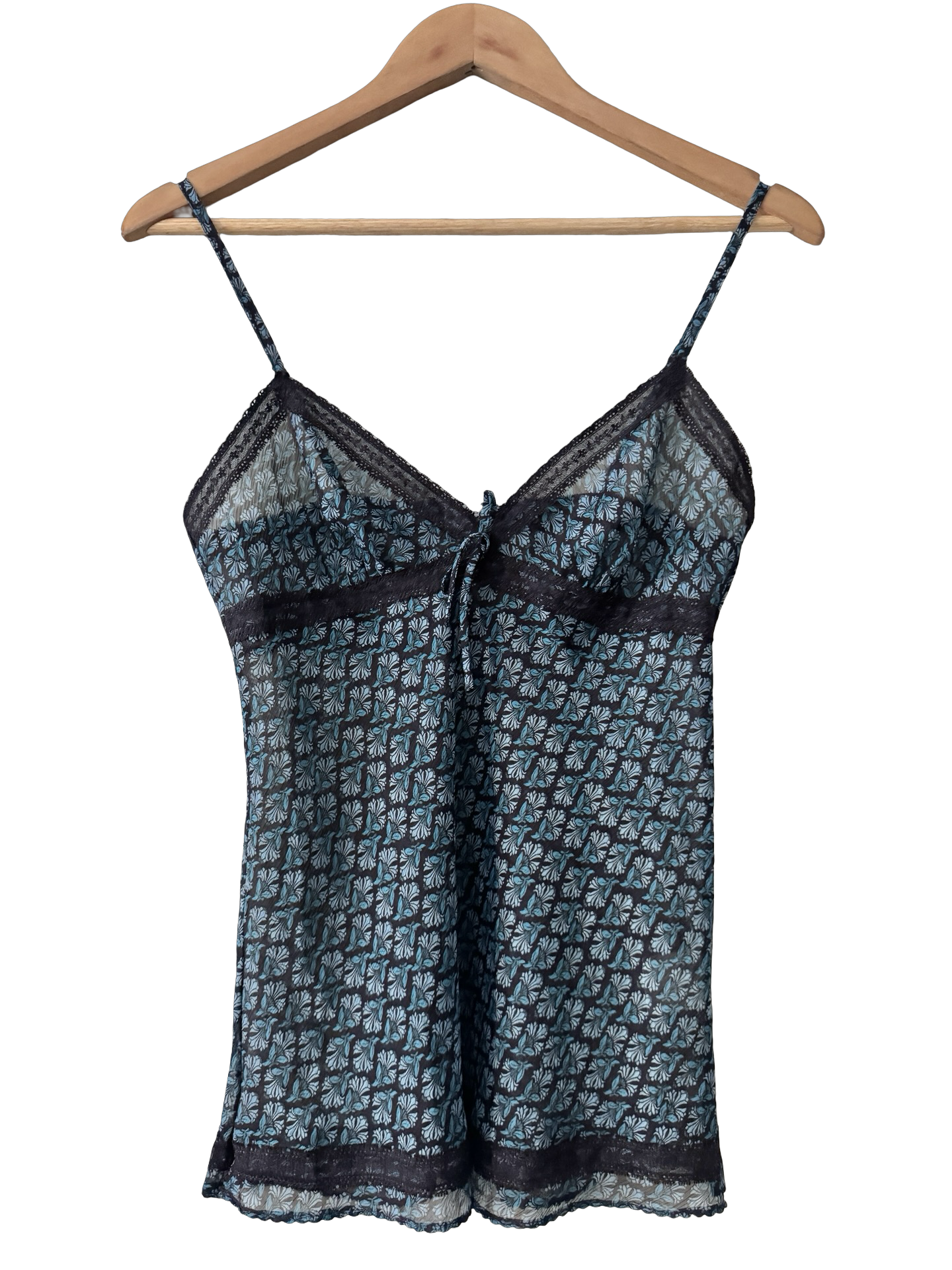 Vintage Y2K Indie Tile Lace Cami (S)