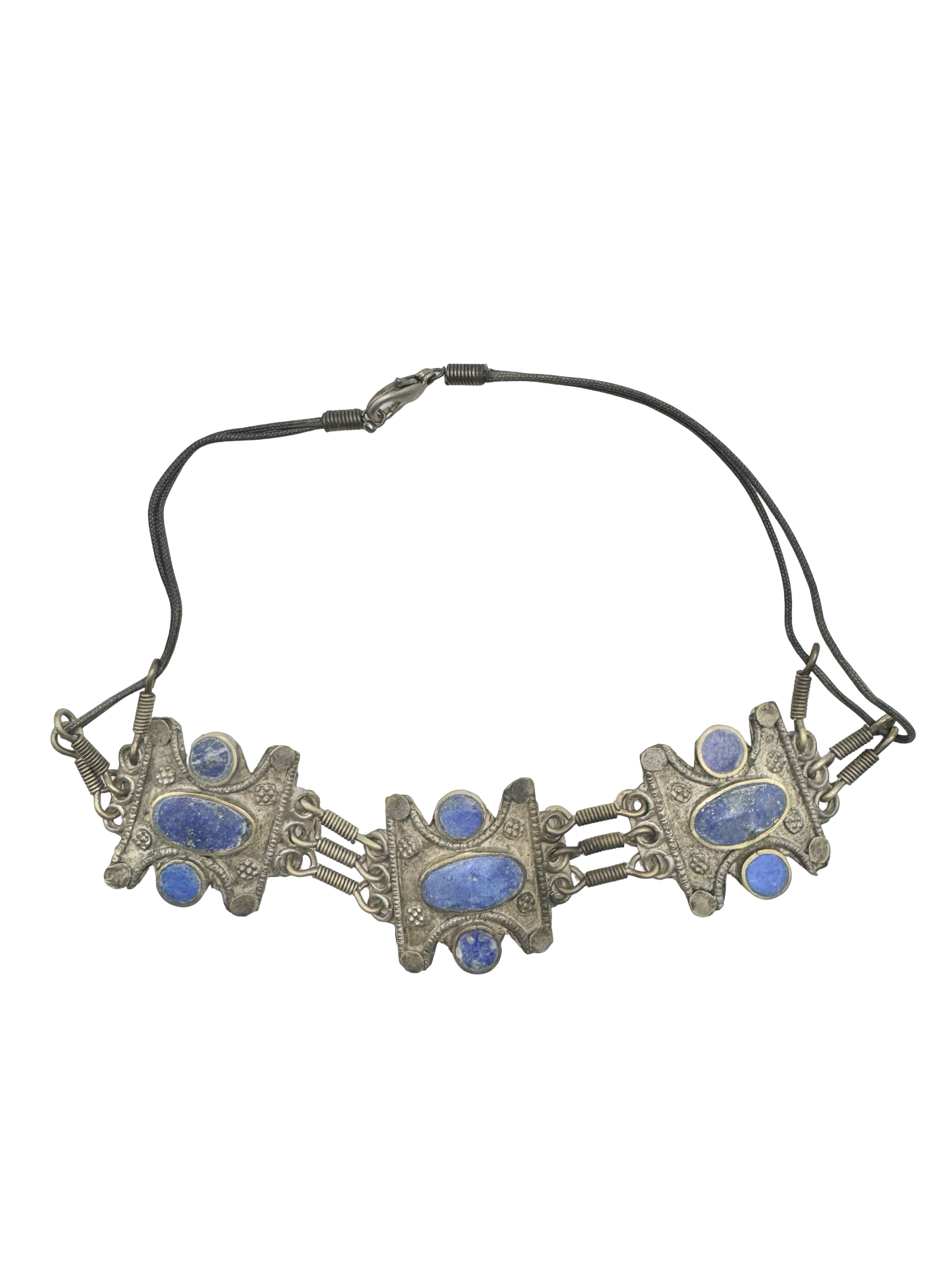 Vintage 90s Lapis Blue Relic Choker
