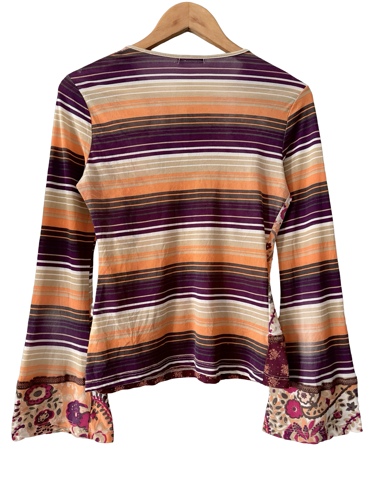 Vintage 90s French Bohemian Diary Long Sleeve (M)