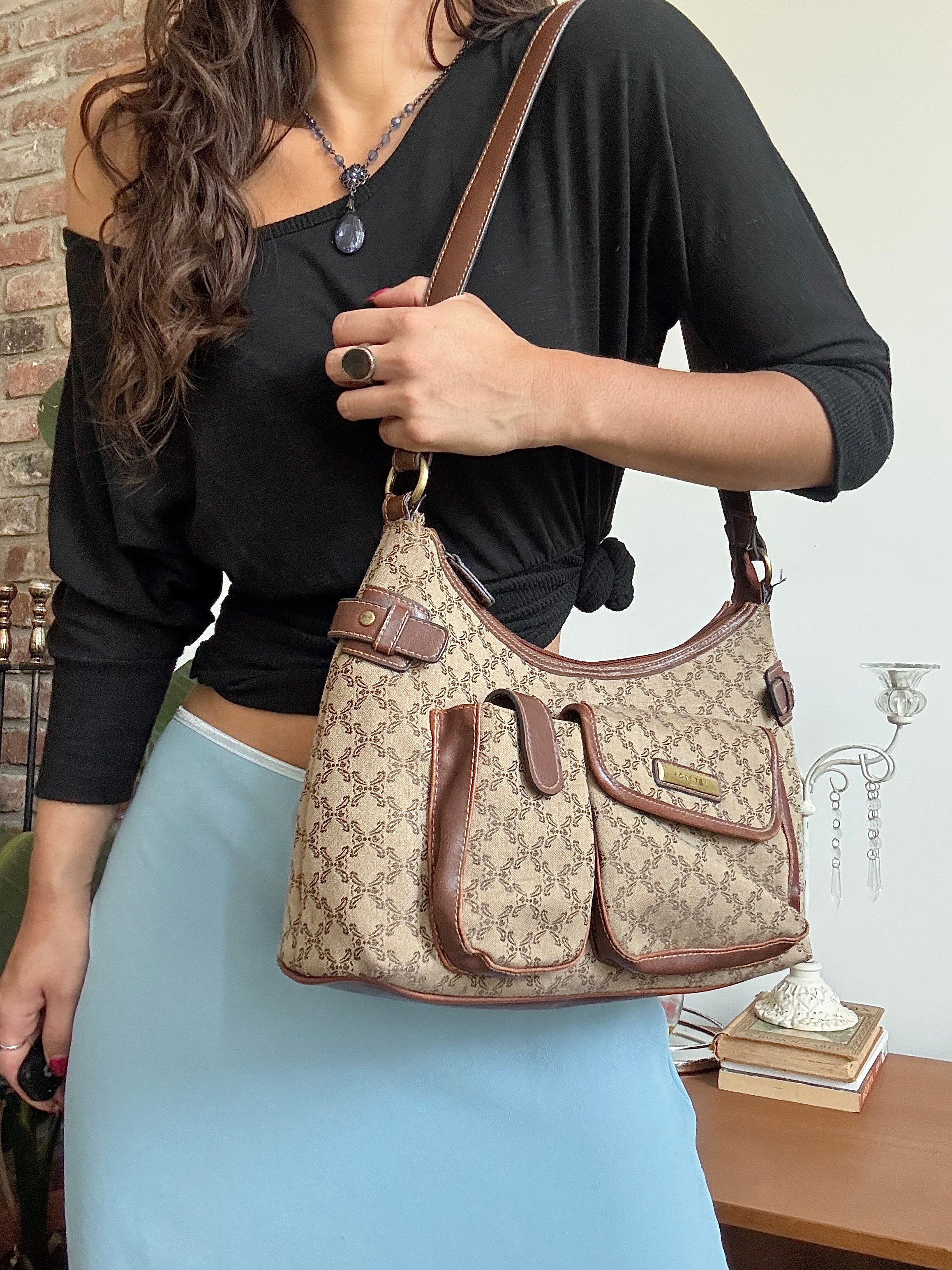 Vintage Y2K Rosetti Coffee-Run Utility Bag