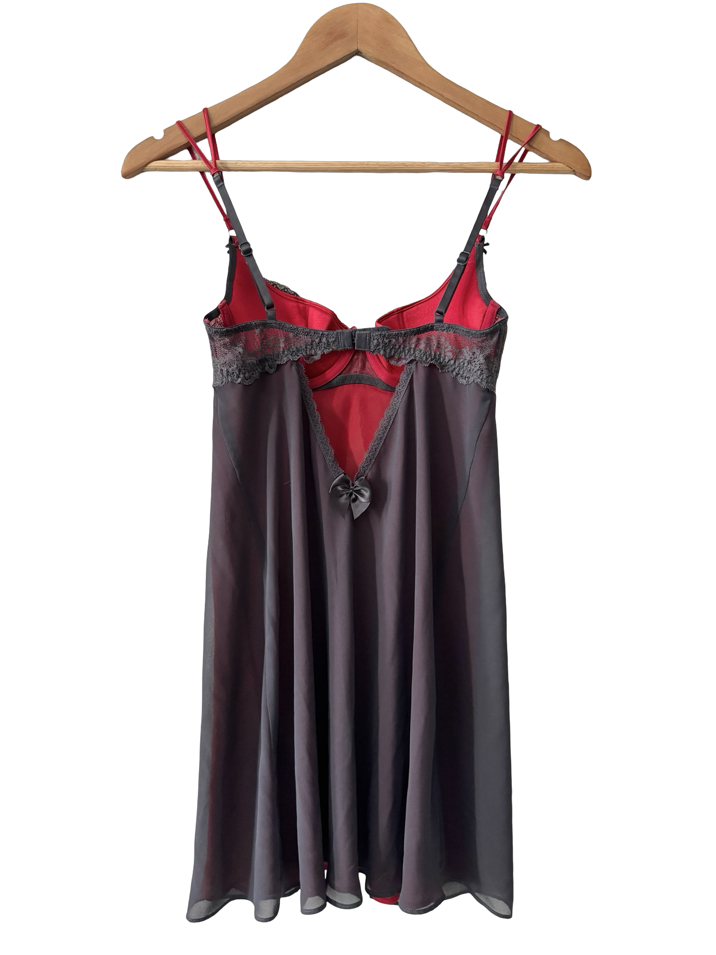 Vintage Y2K Cherry Smoke Babydoll Top (S/M)